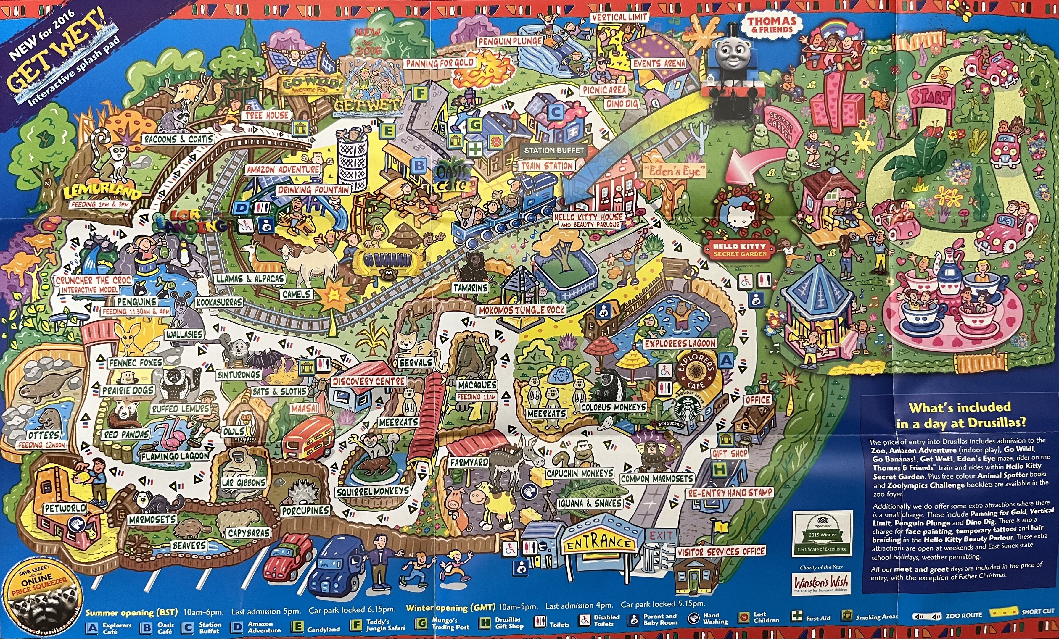 Zoo Map - 2016