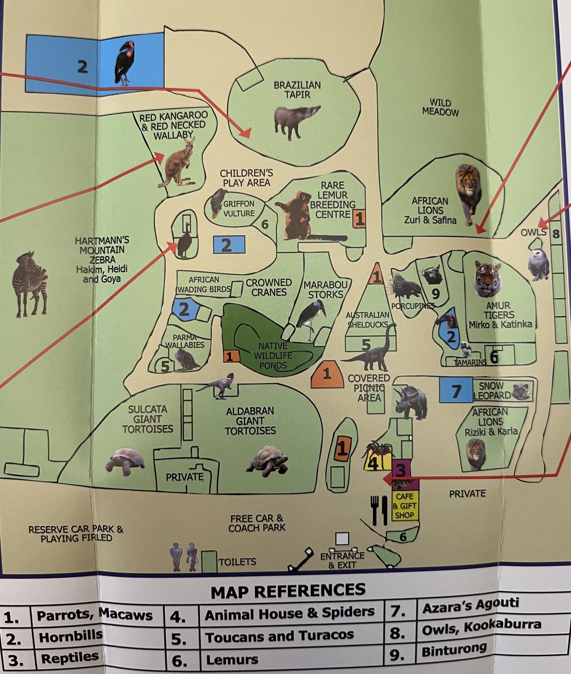Zoo Map - 2016