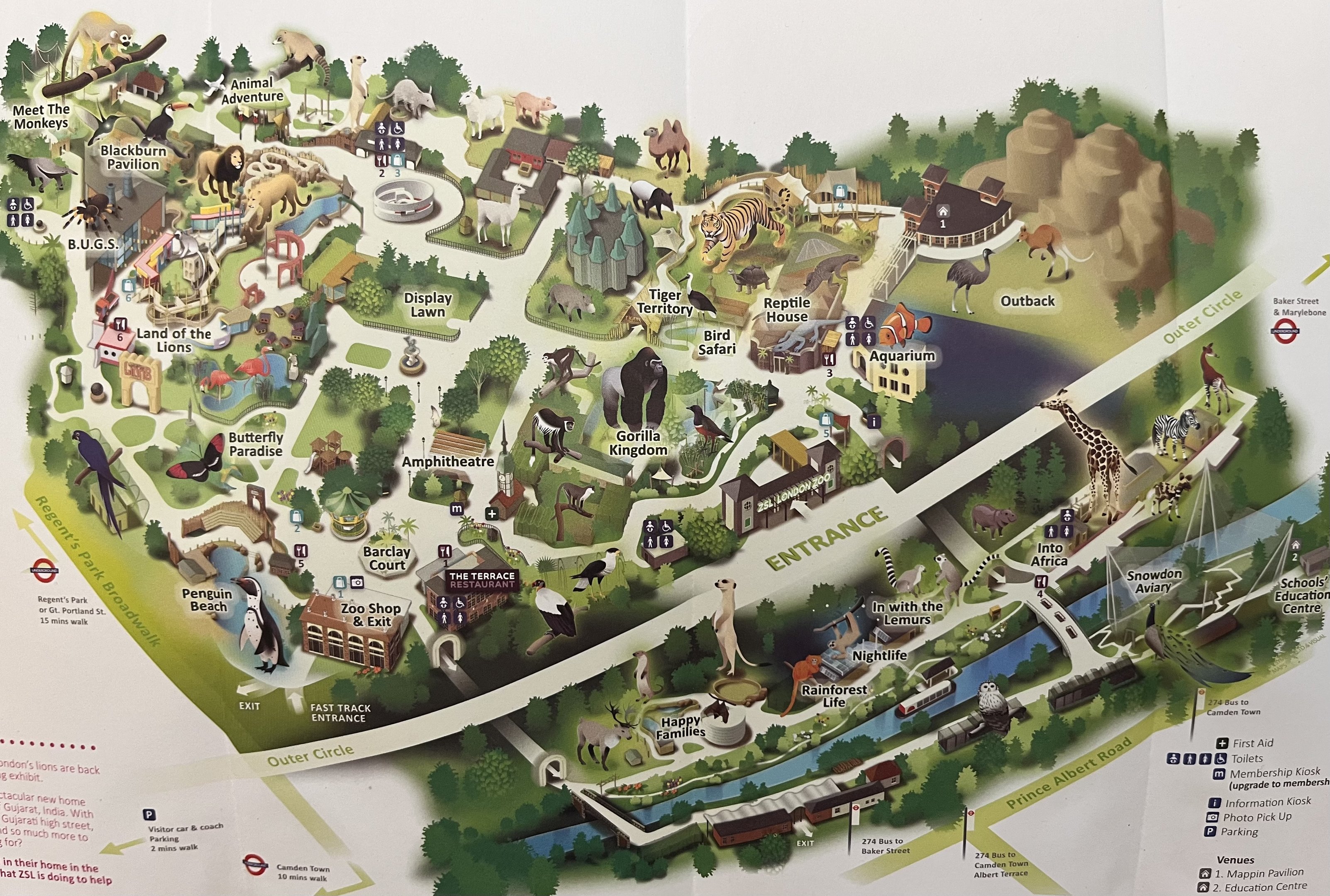 Zoo Map - 2016