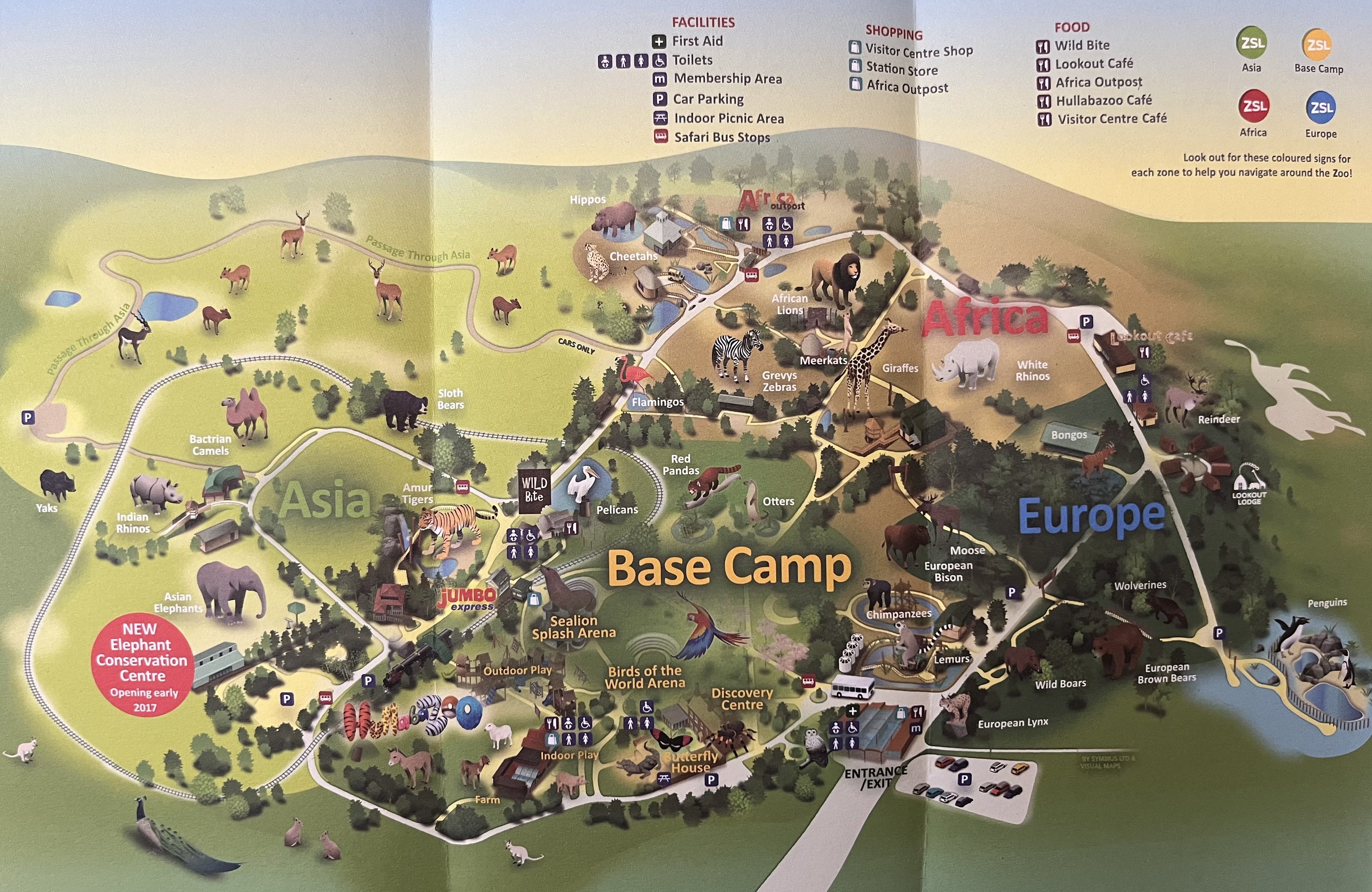 Zoo Map - 2016