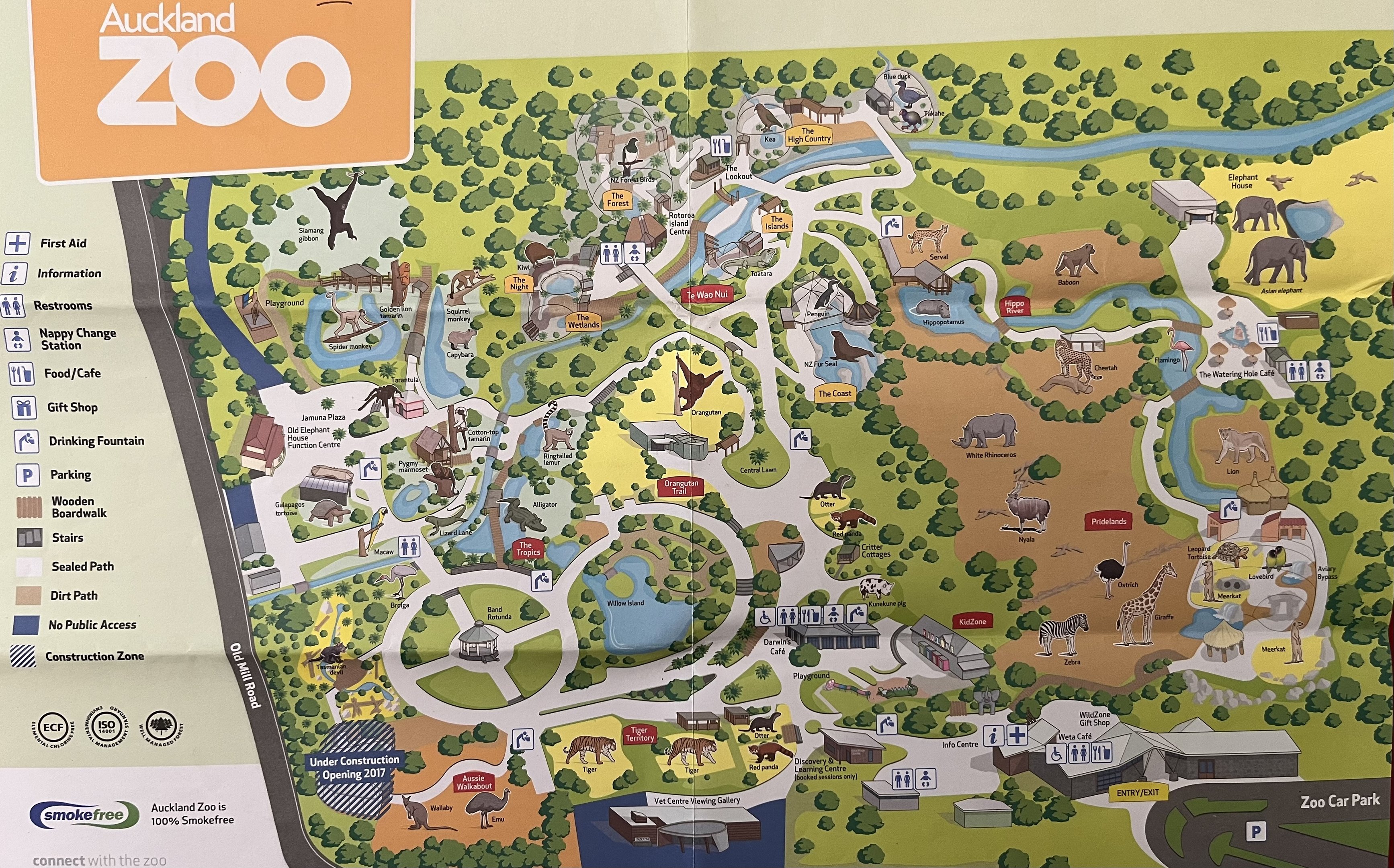Zoo Map - 2016