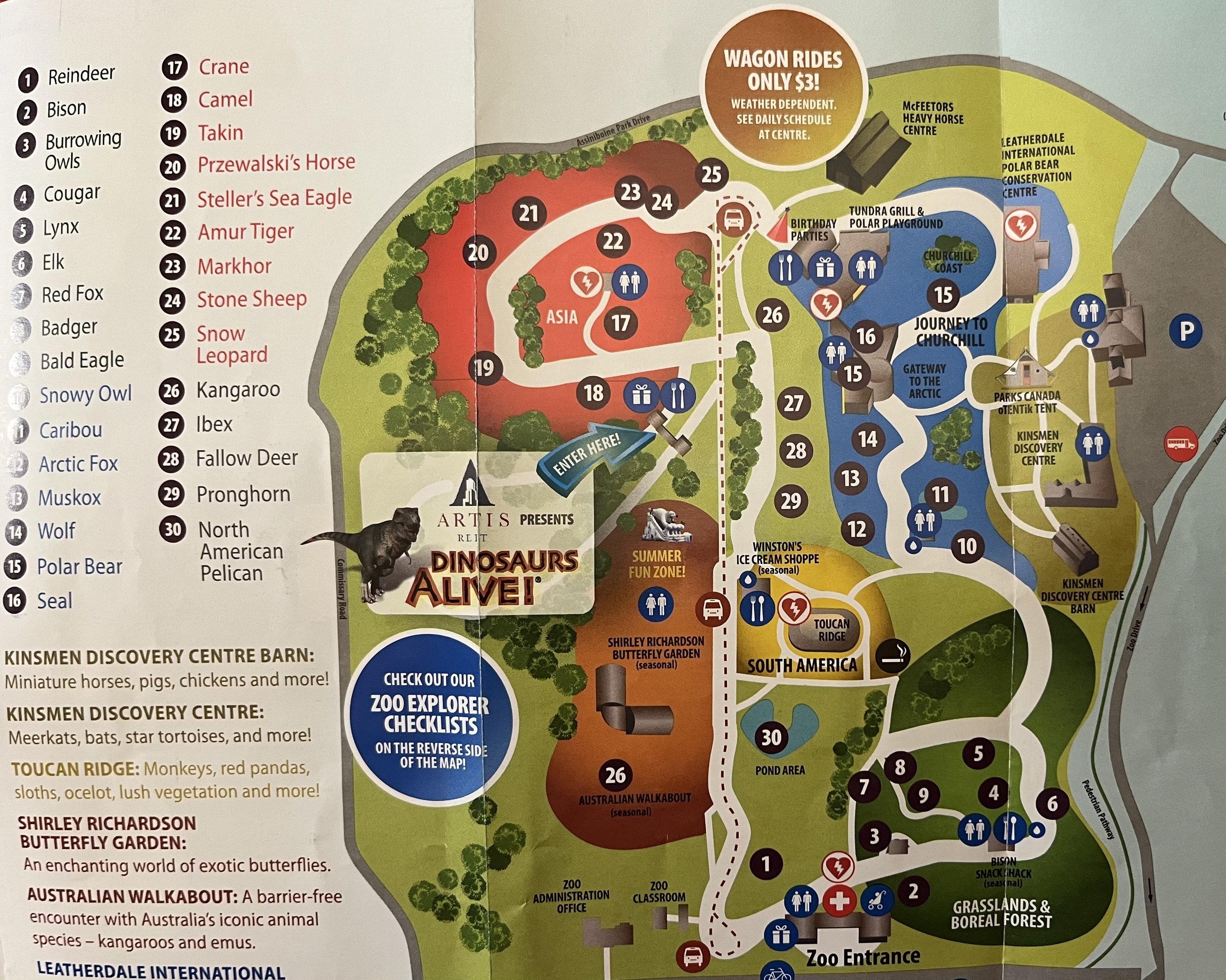 Zoo Map - 2016