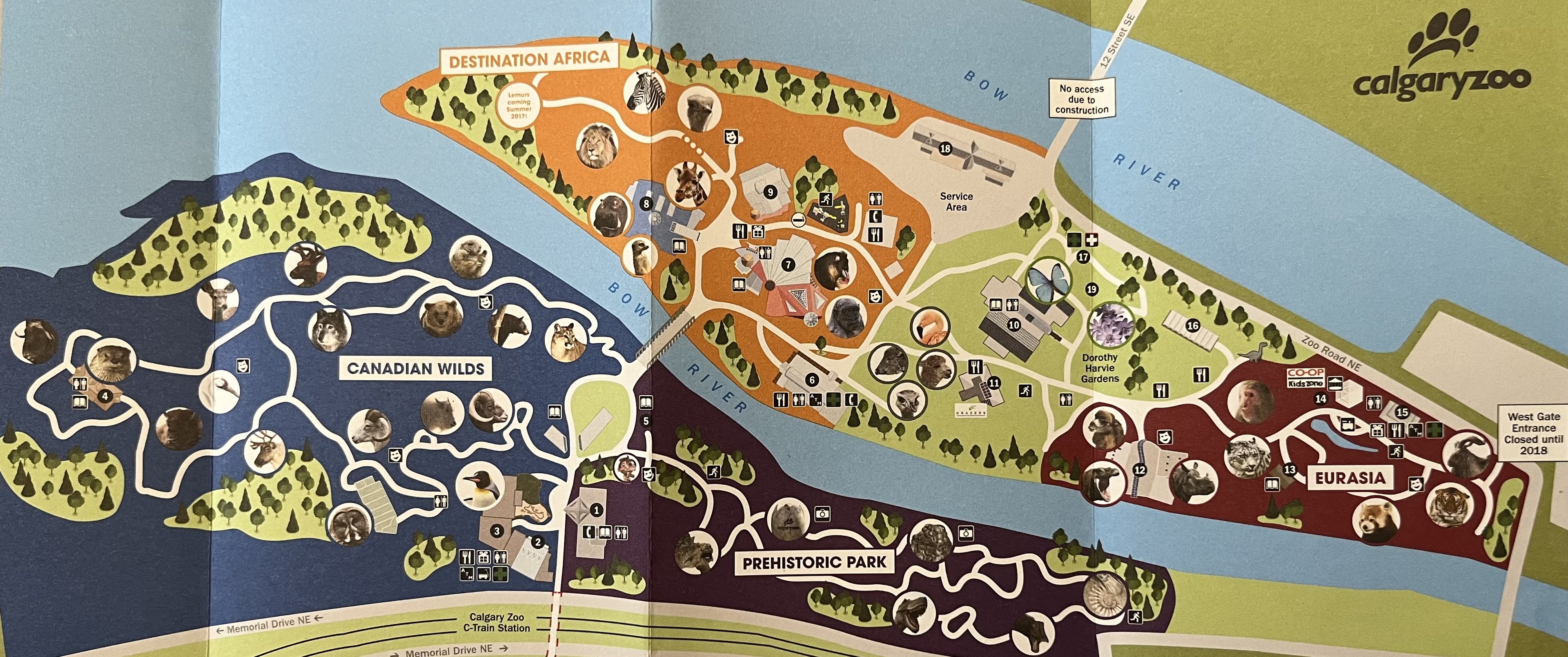Zoo Map - 2016