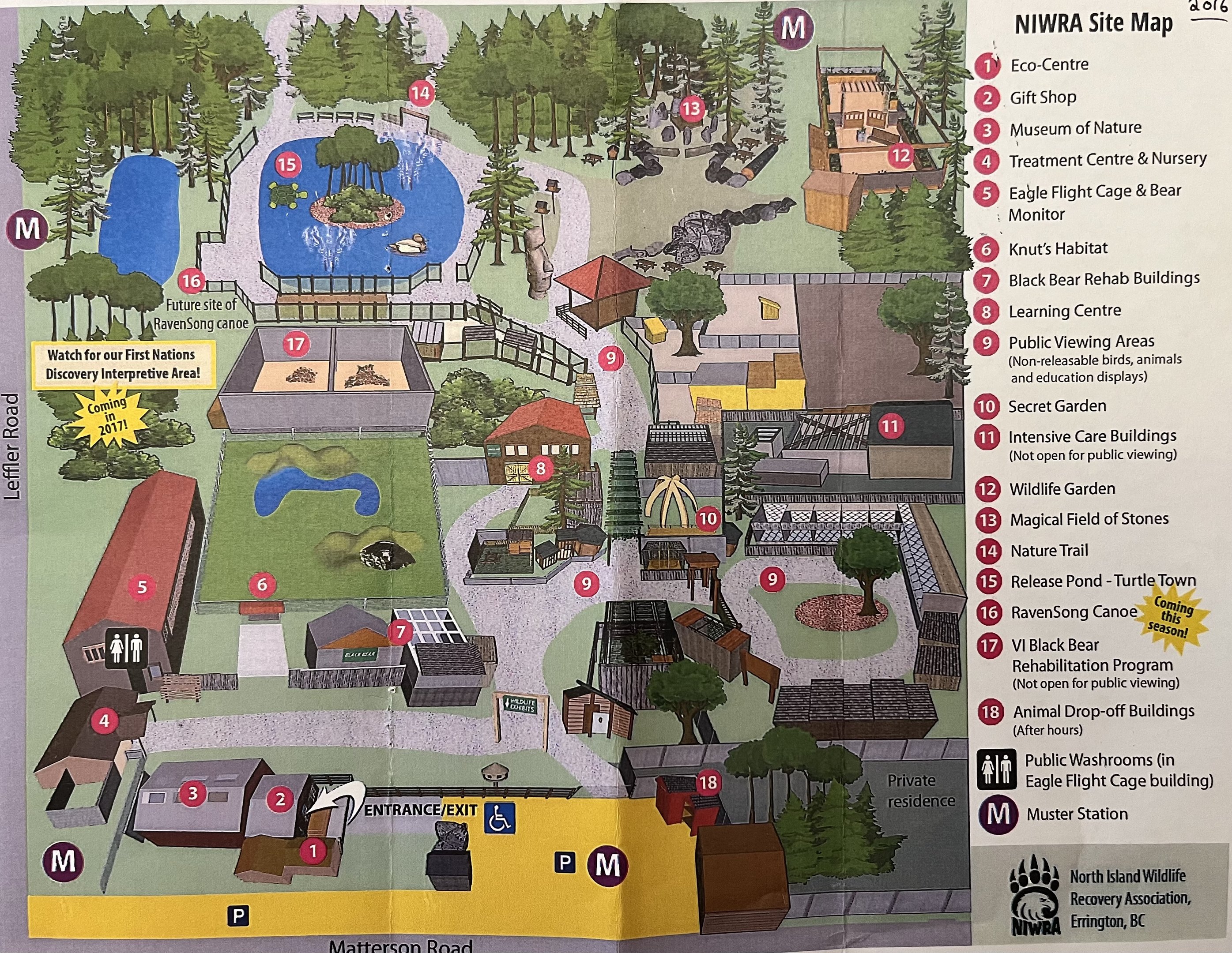 Zoo Map - 2016