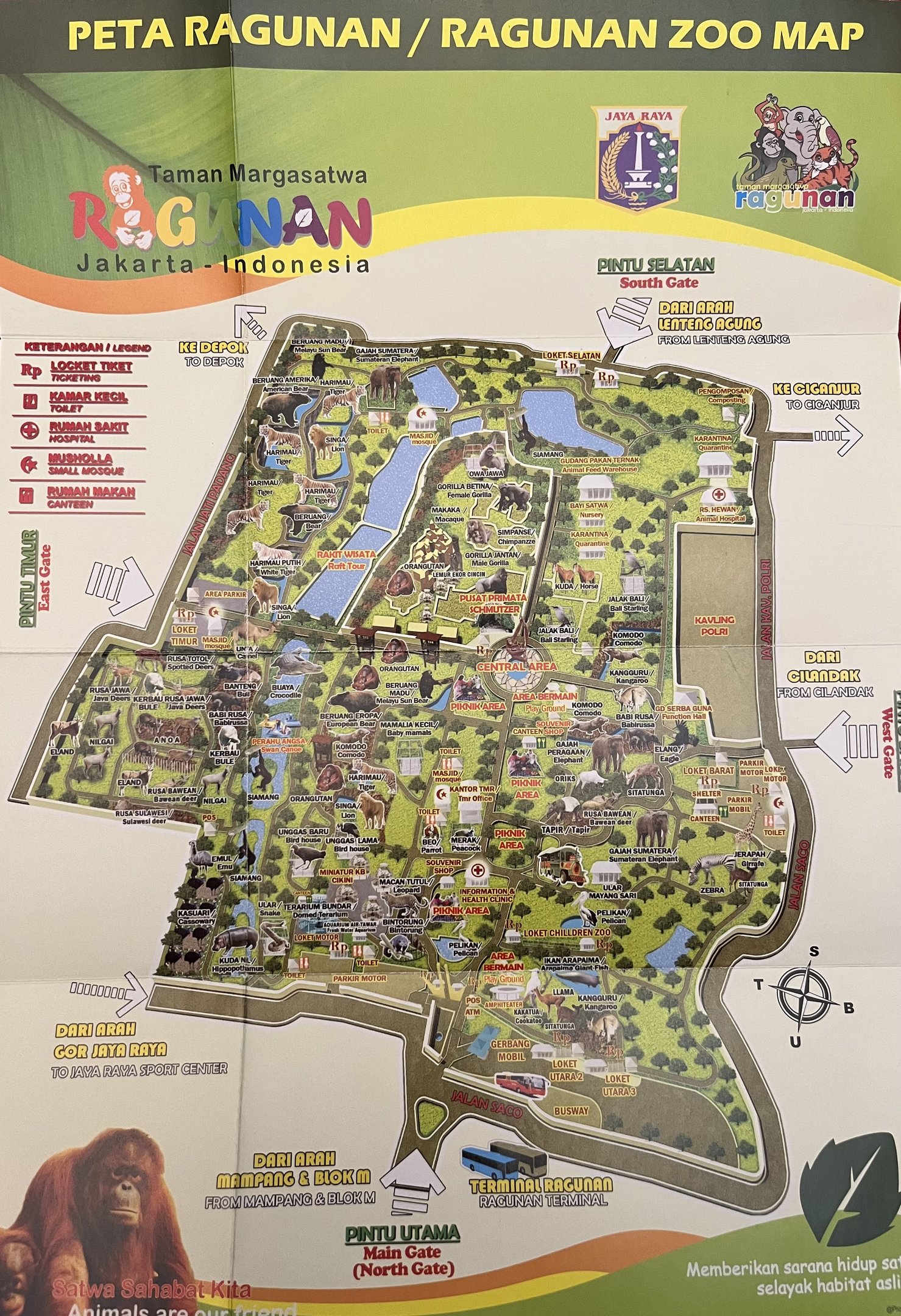 Zoo Map - 2016