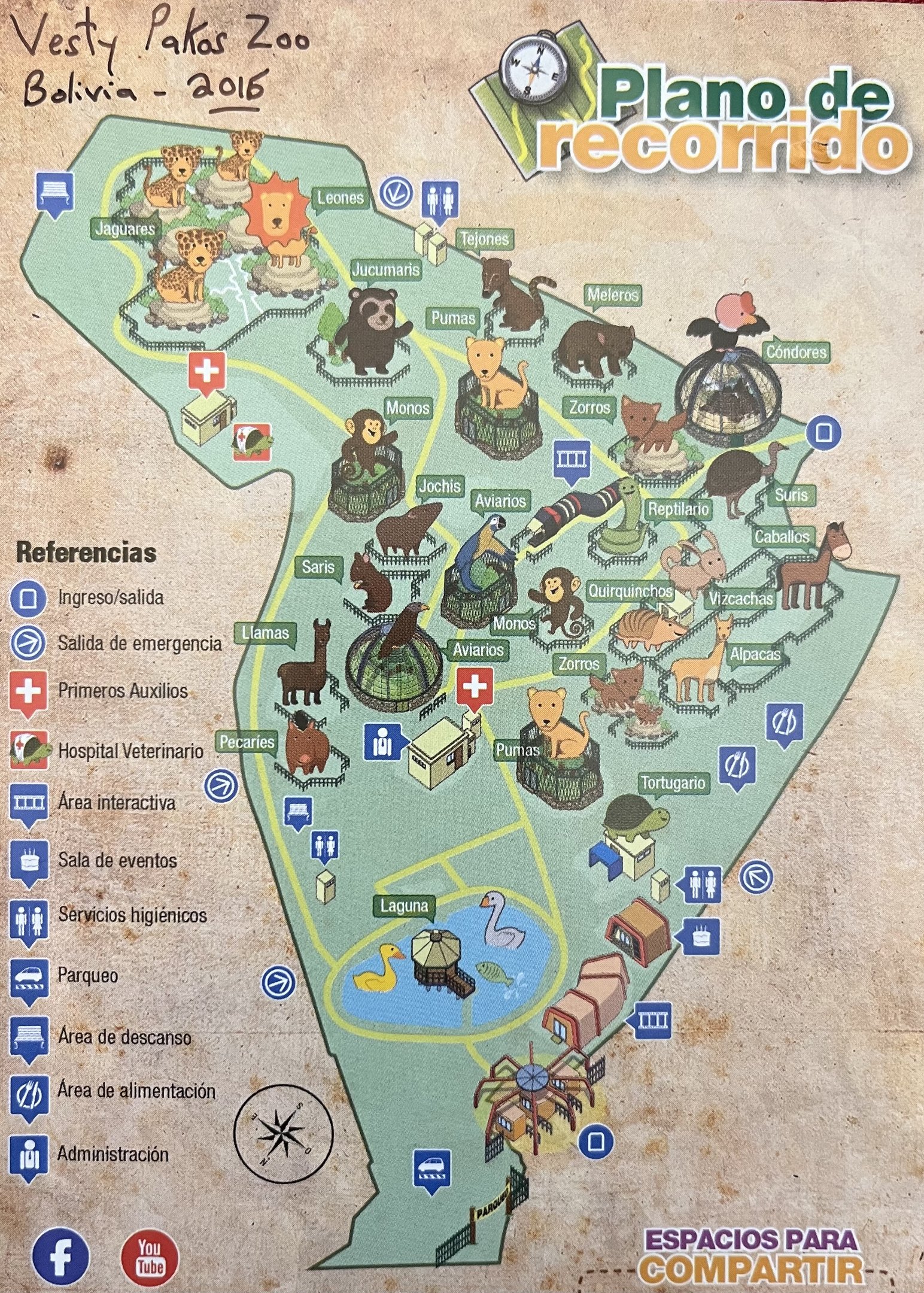 Zoo Map - 2016