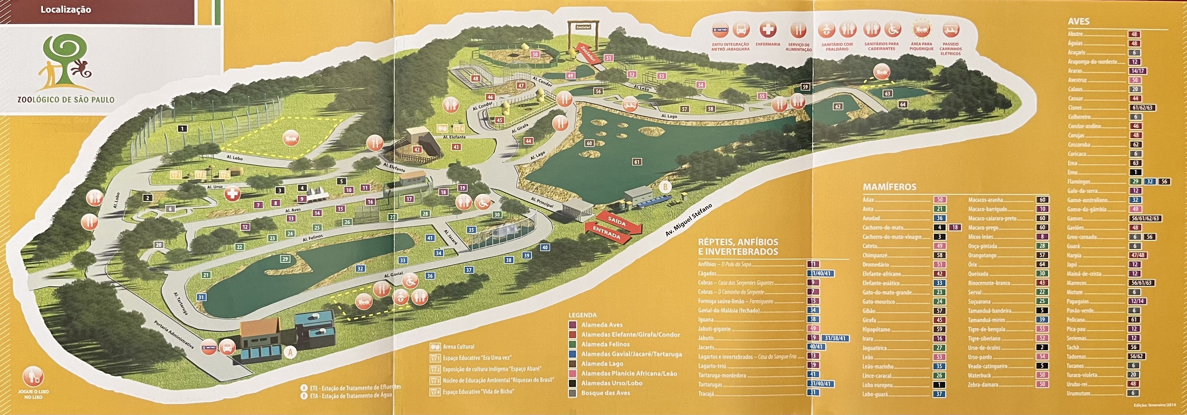 Zoo Map - 2016
