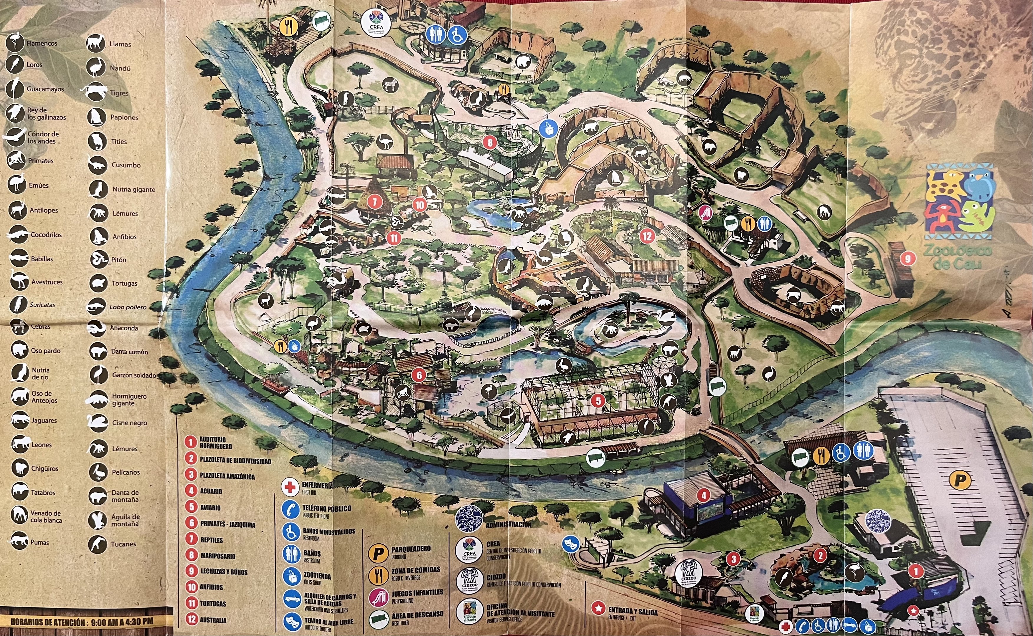 Zoo Map - 2016