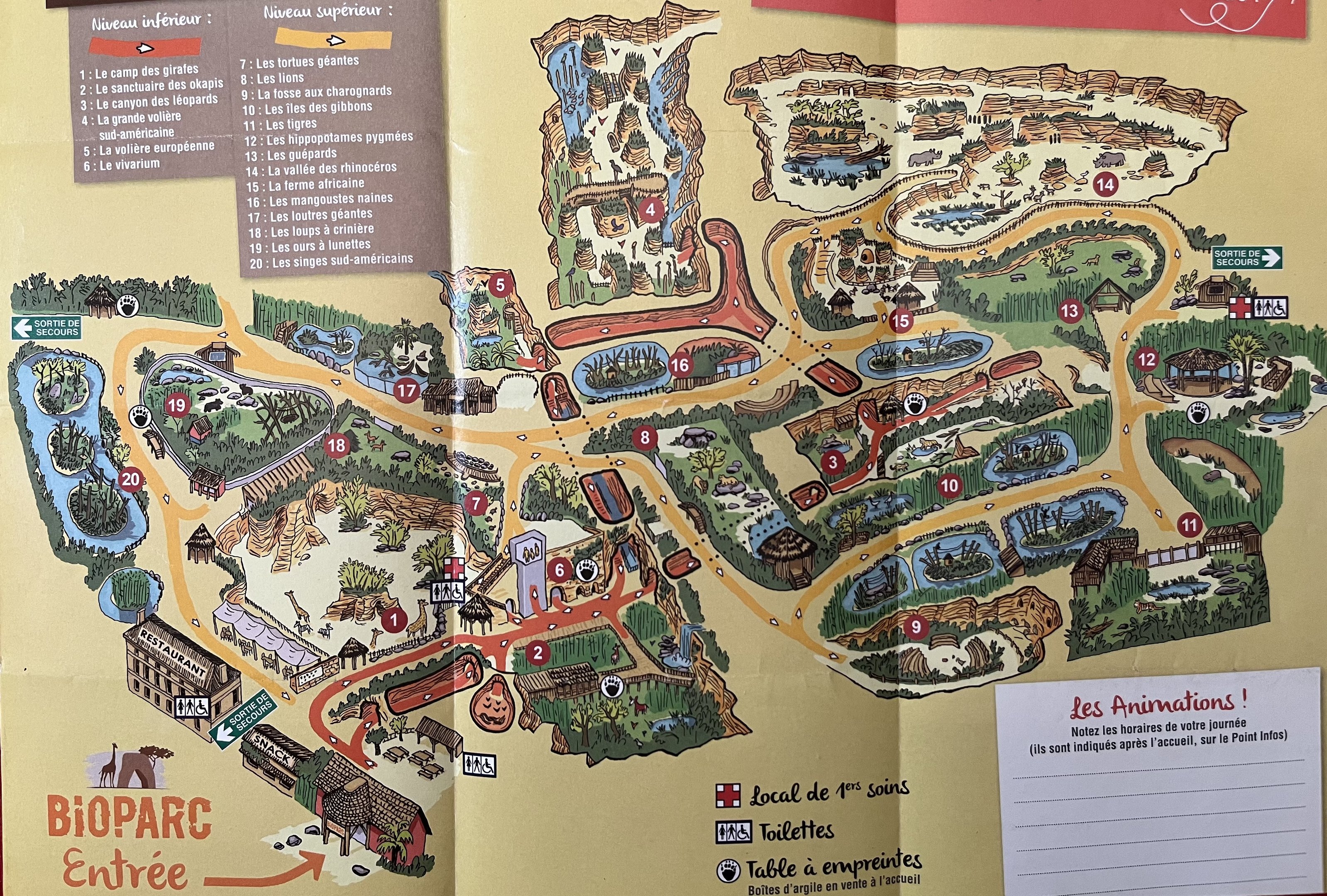 Zoo Map - 2016
