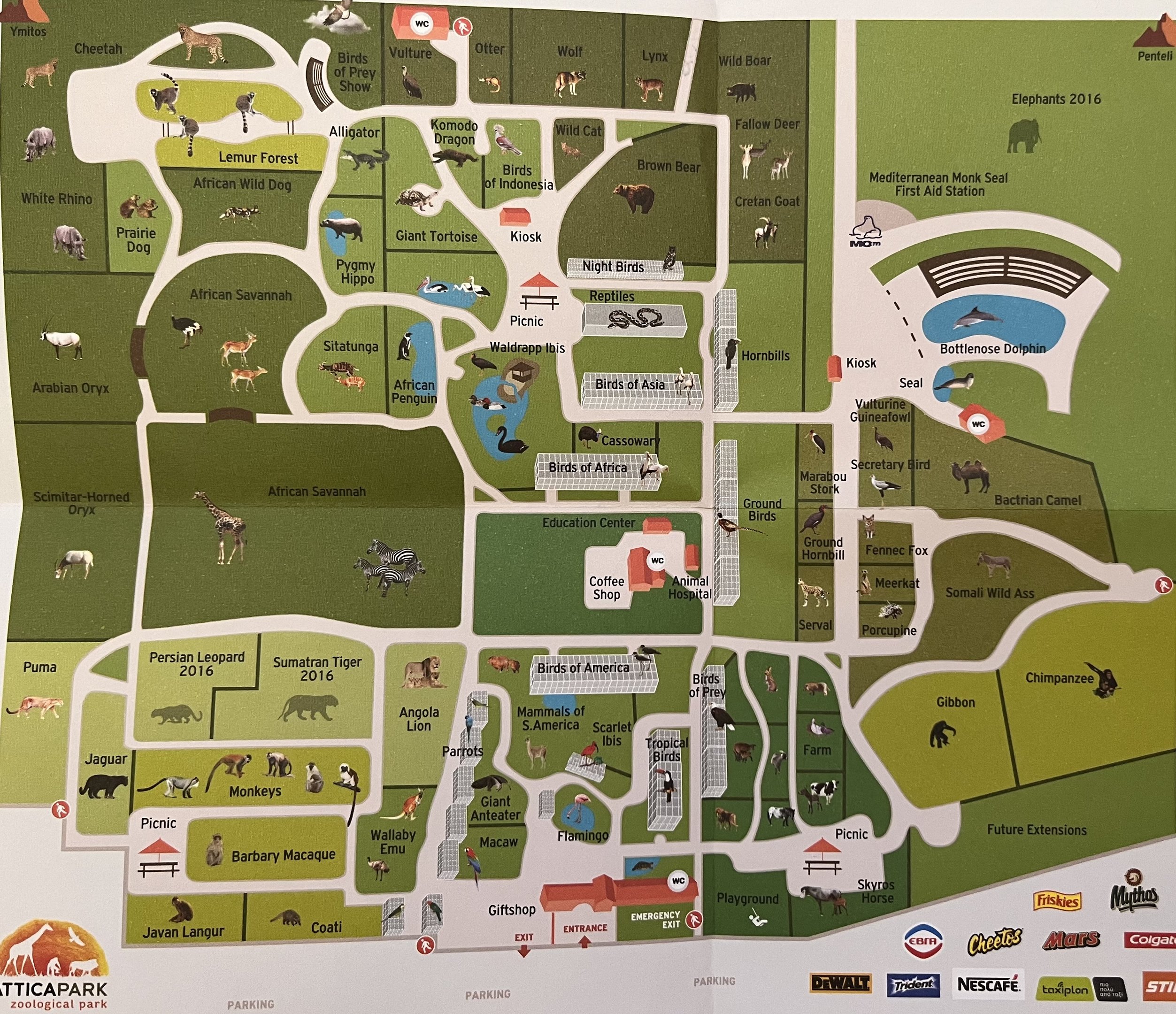 Zoo Map - 2016