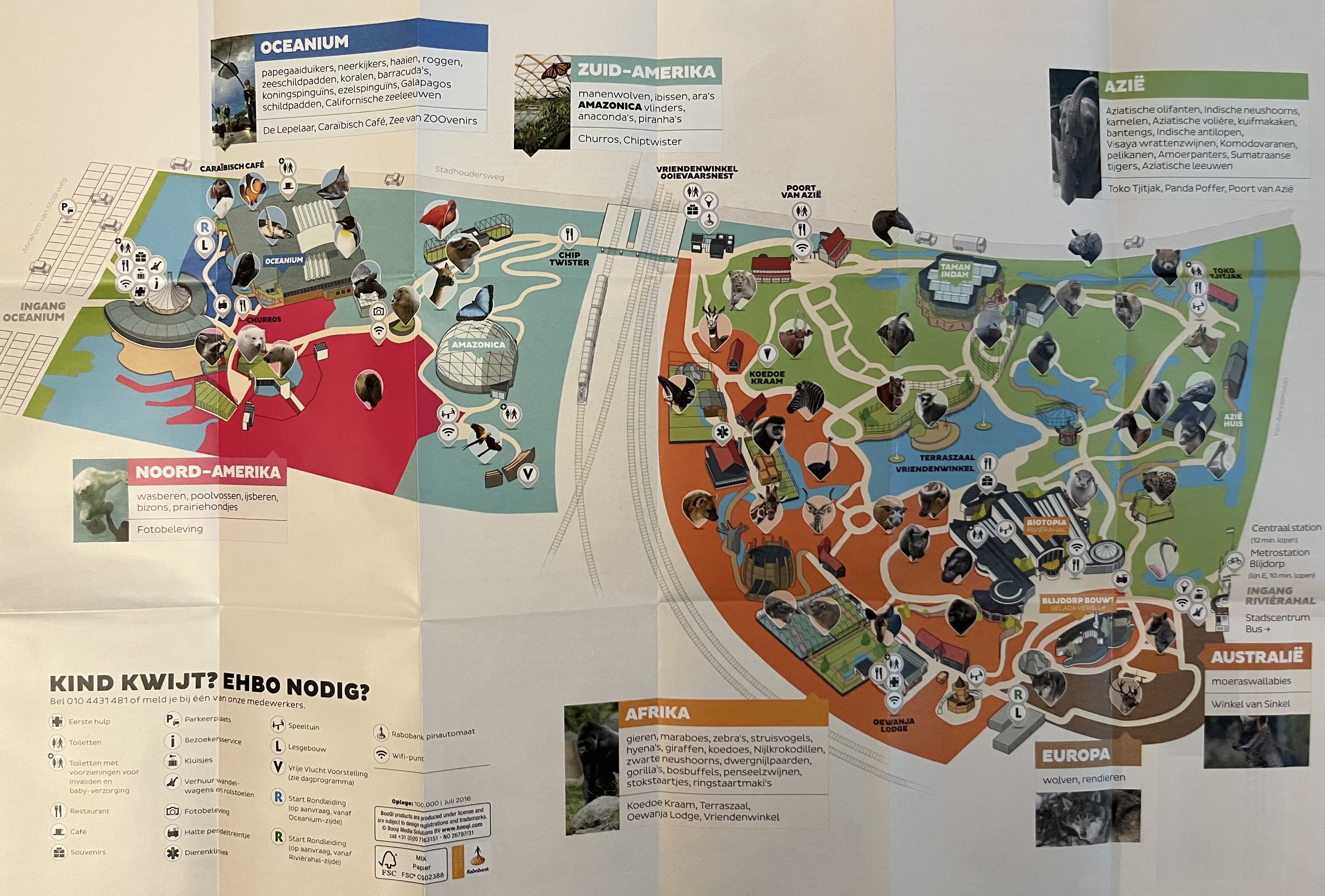 Zoo Map - 2016