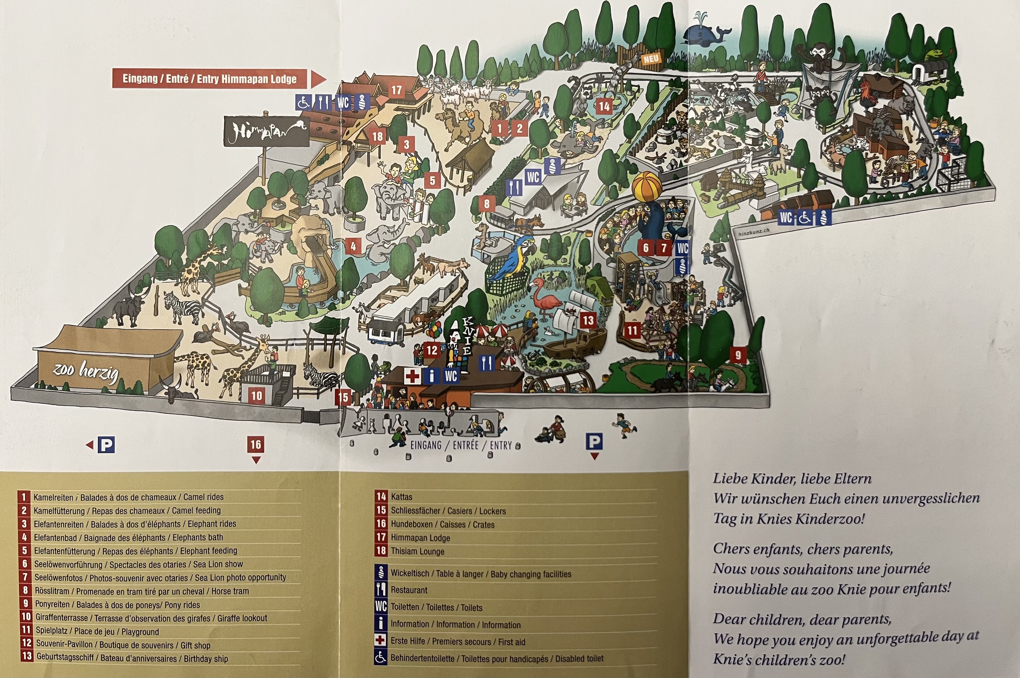 Zoo Map - 2016