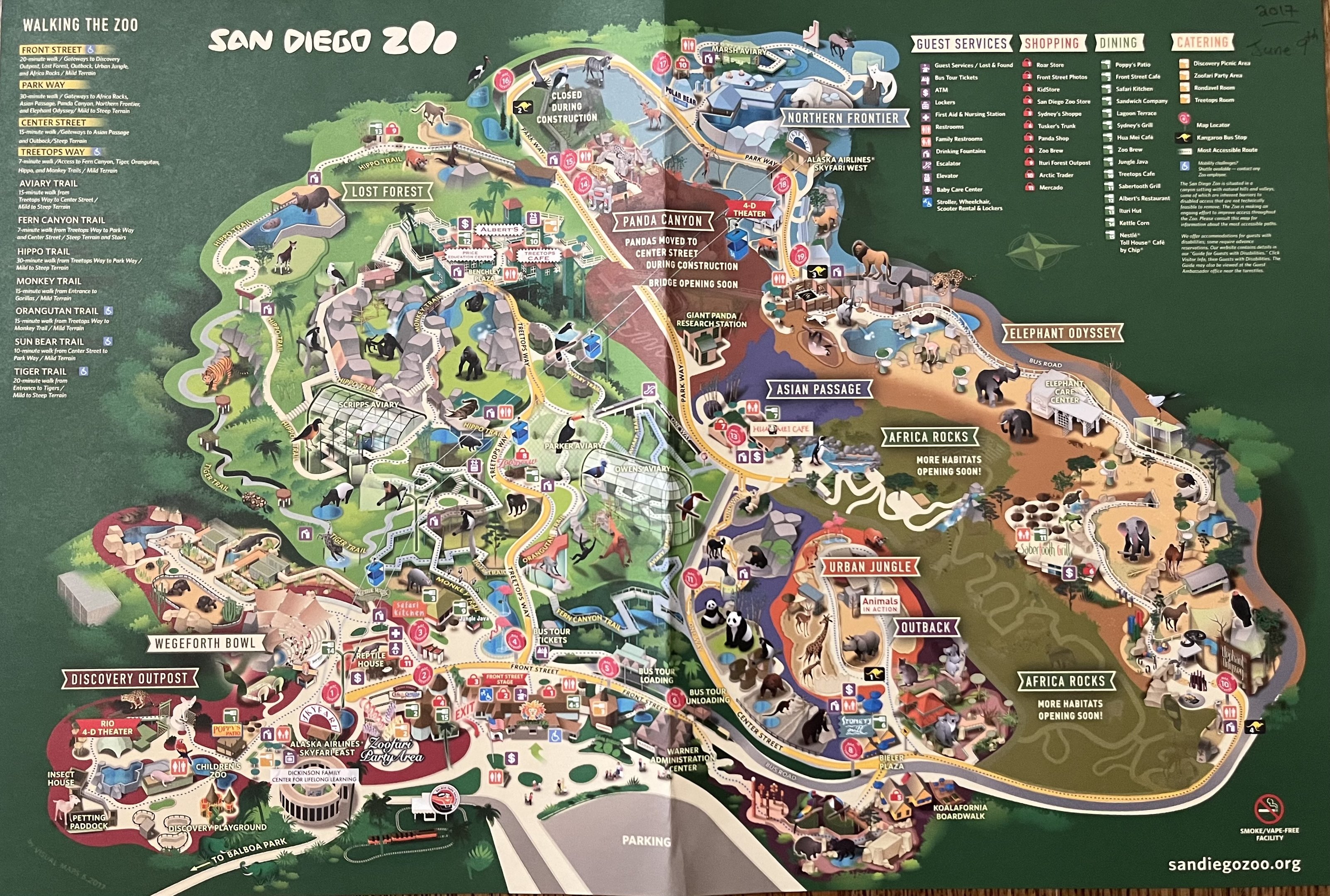 Zoo Map - 2017 (June)