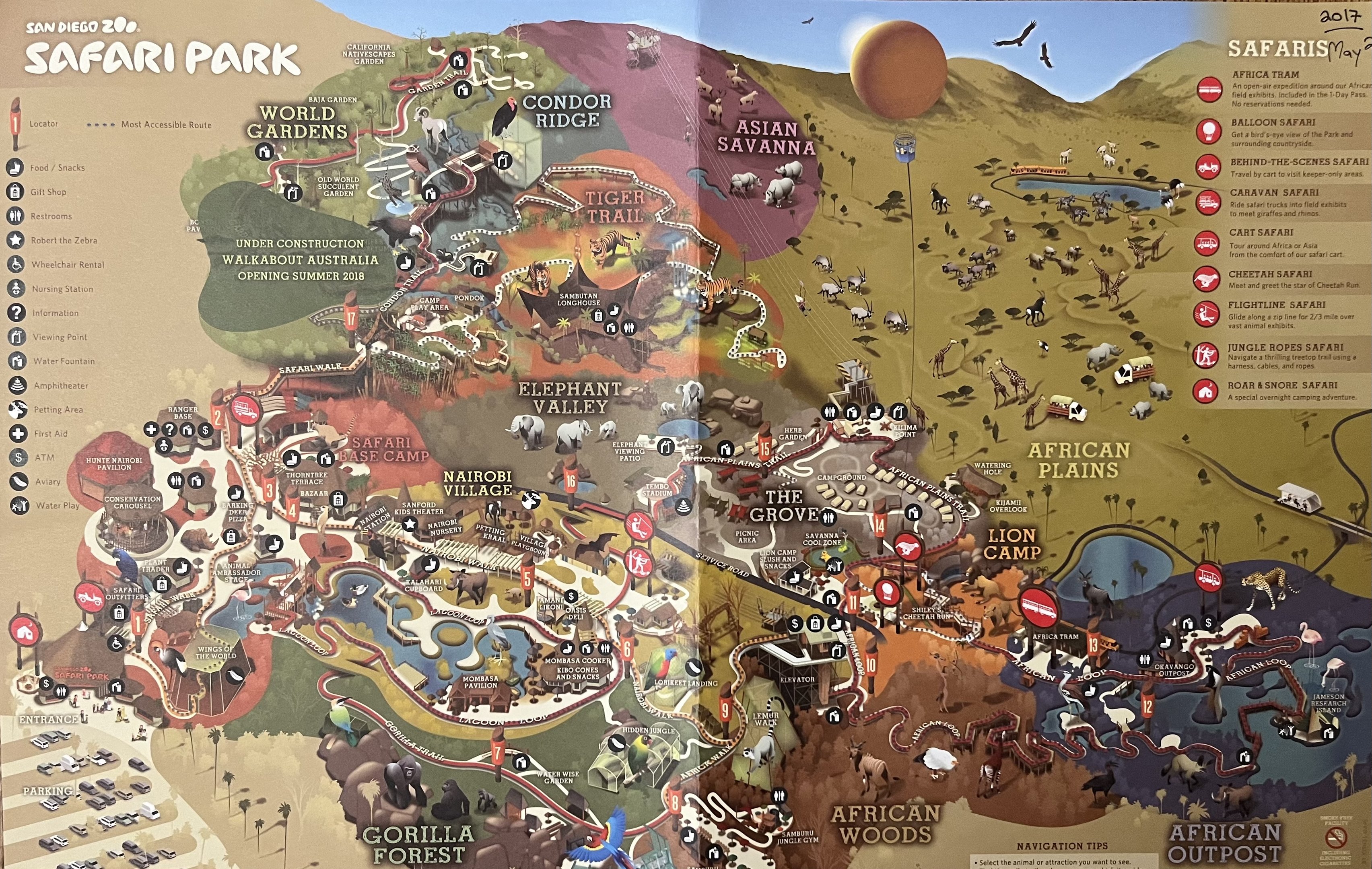 Zoo Map - 2017 (May)