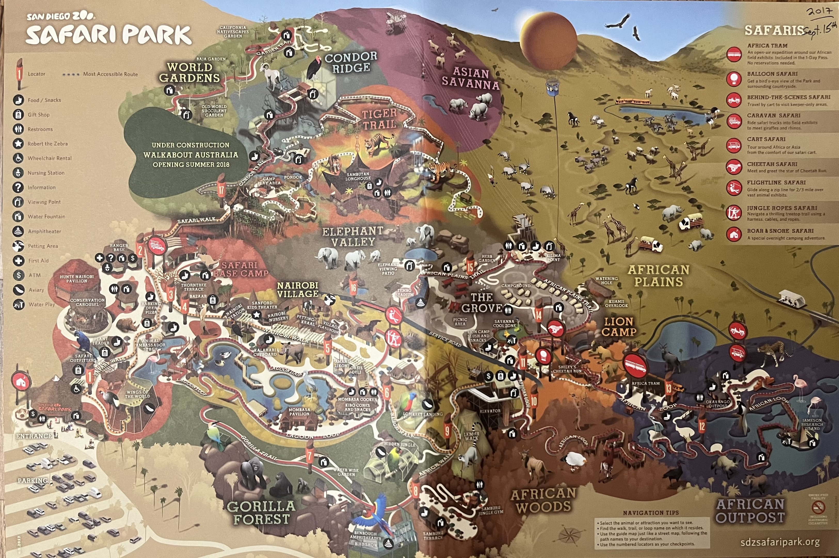 Zoo Map - 2017 (September)