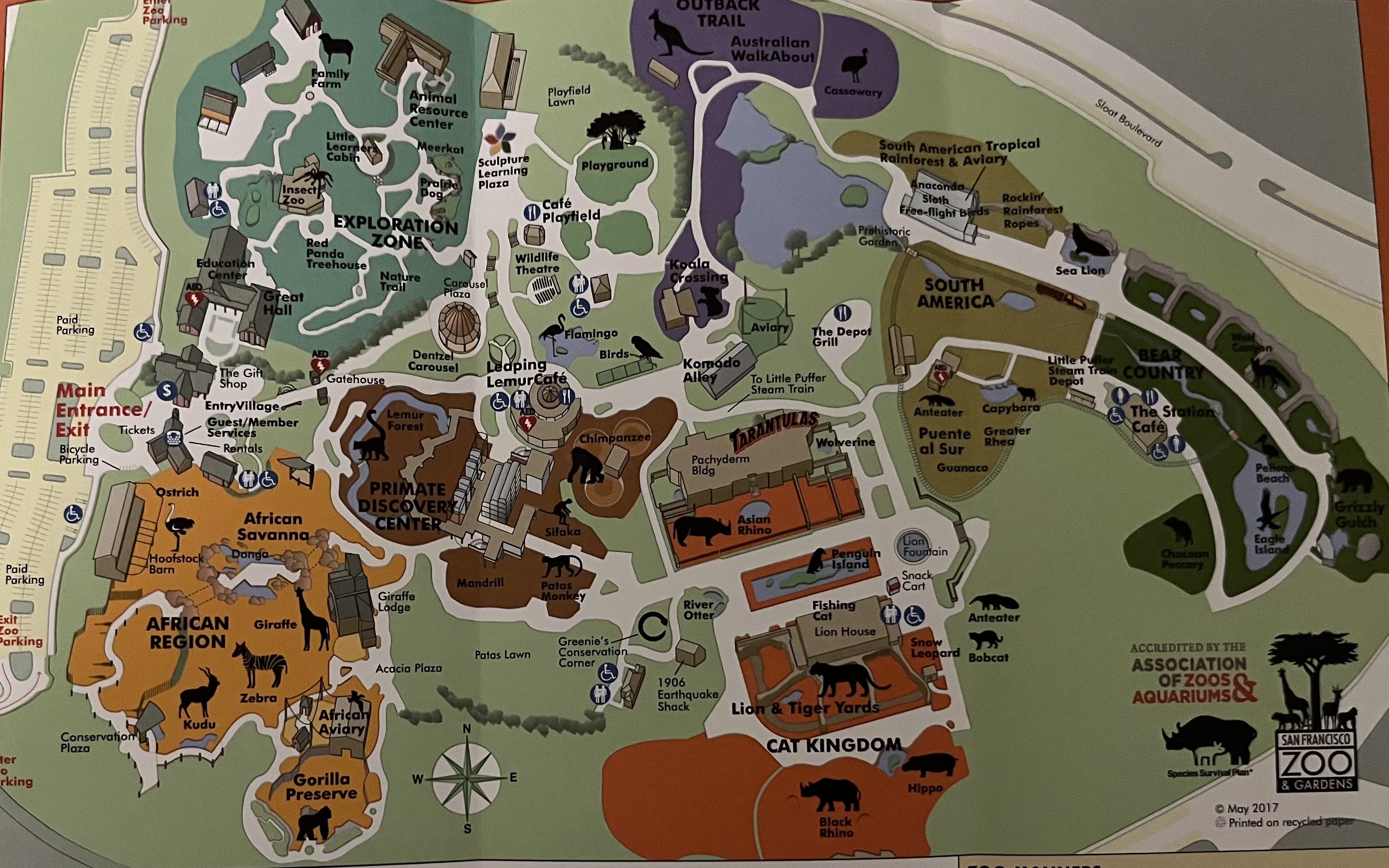 Zoo Map - 2017