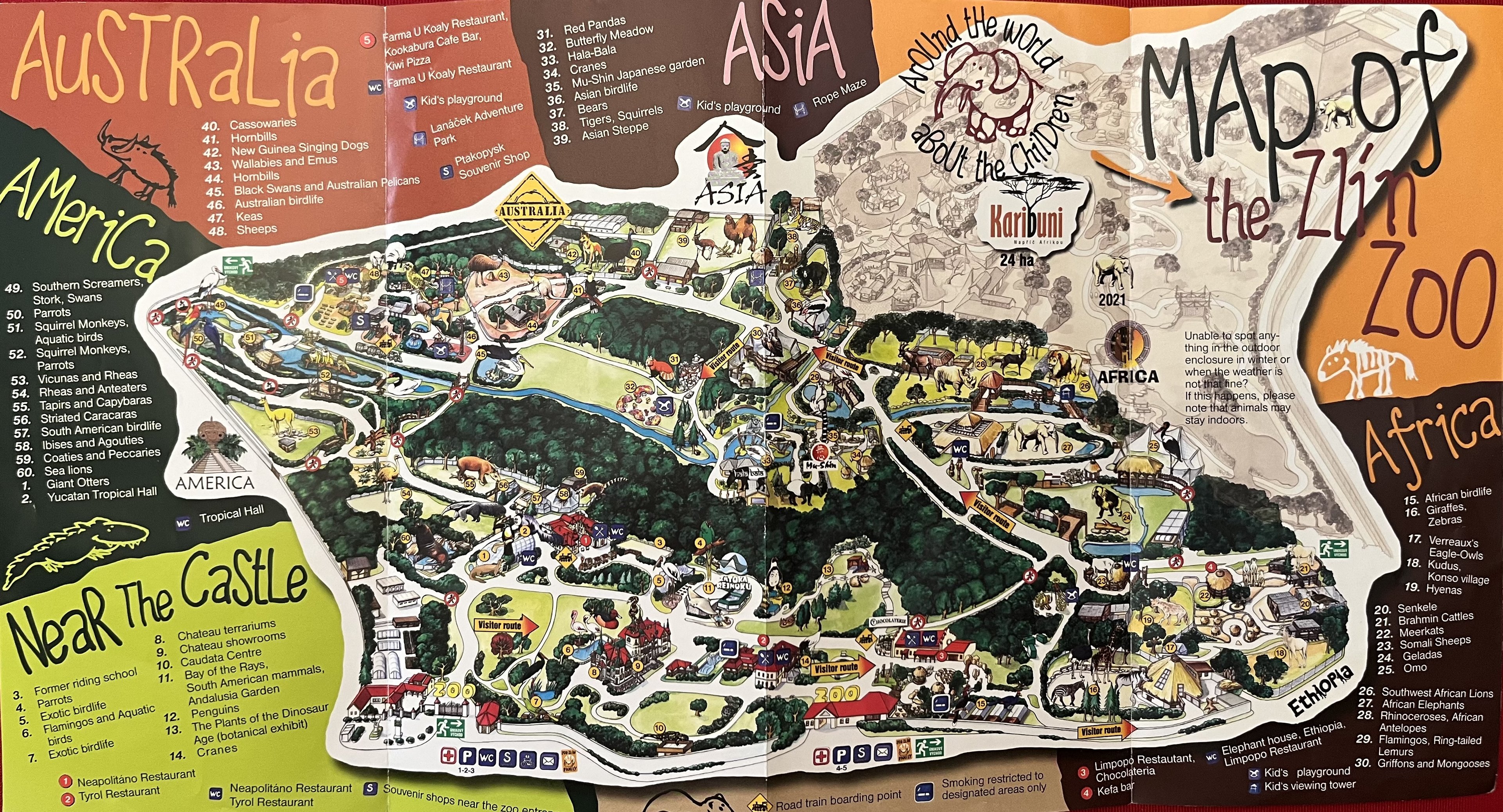 Zoo Map - 2017