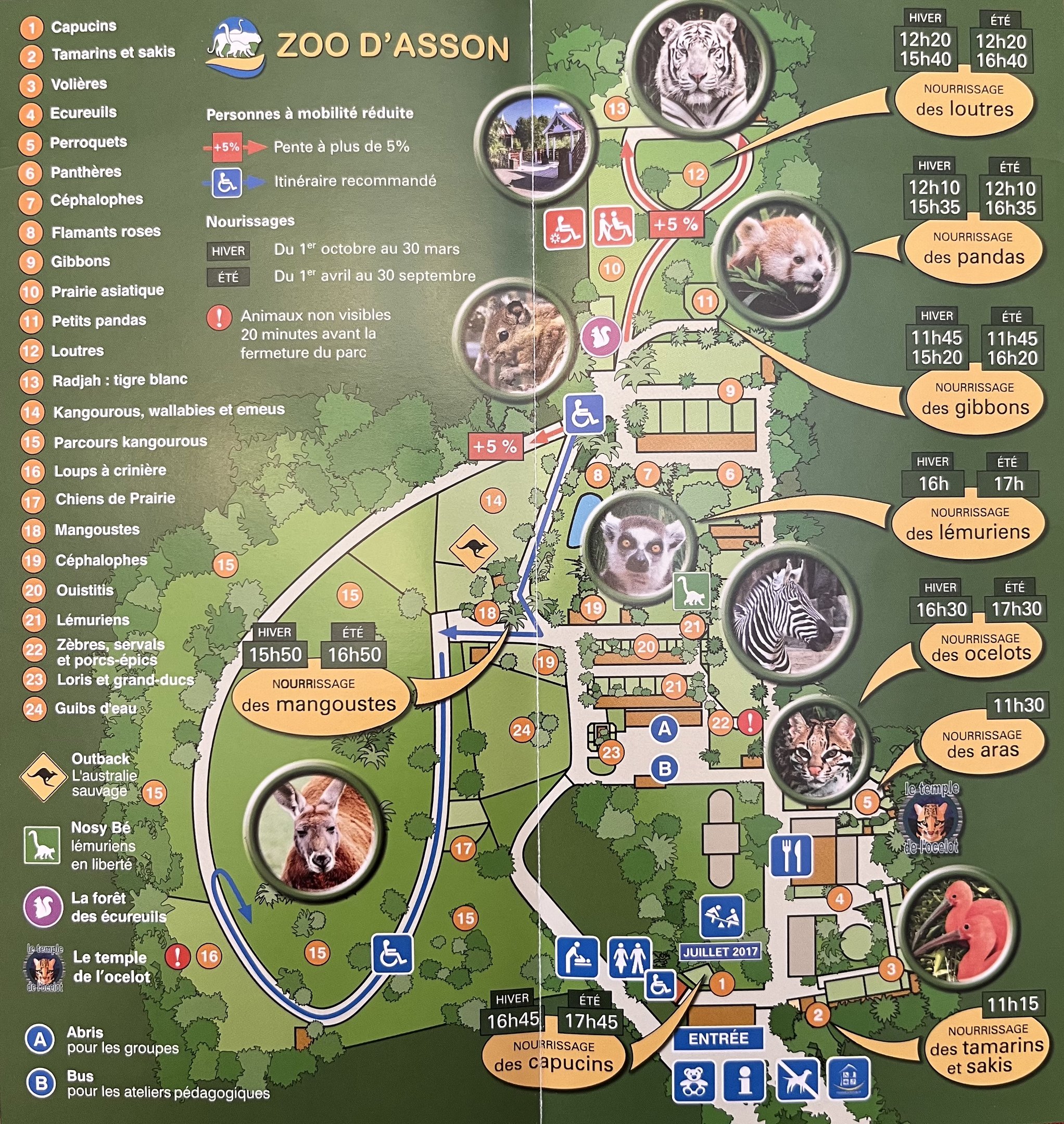 Zoo Map - 2017