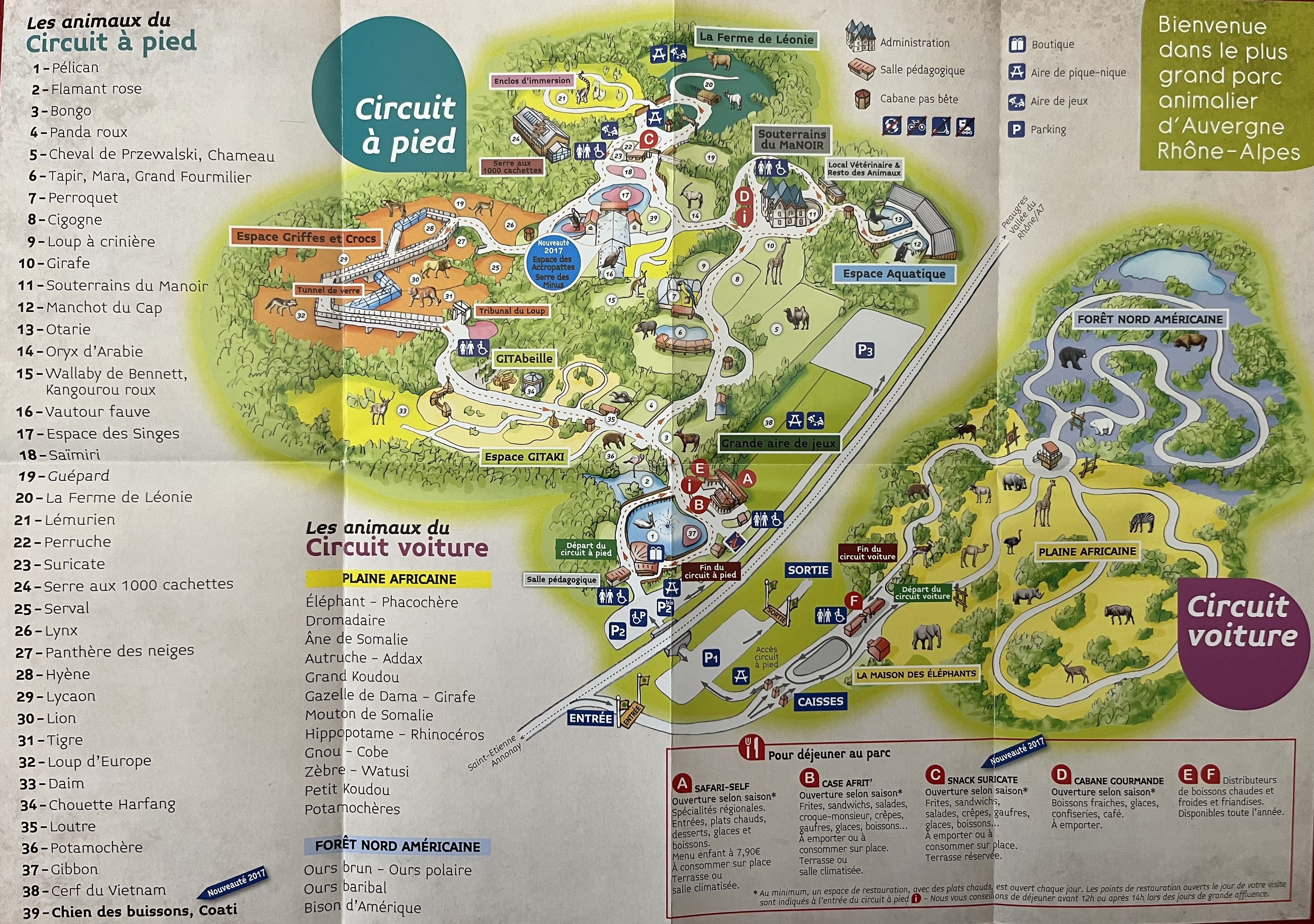 Zoo Map - 2017
