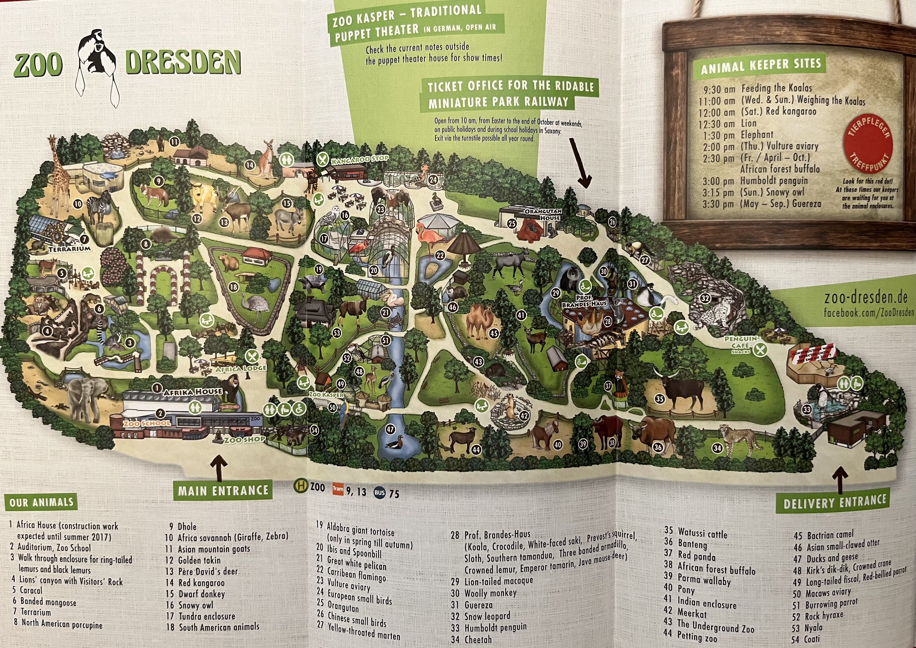 Zoo Map - 2017