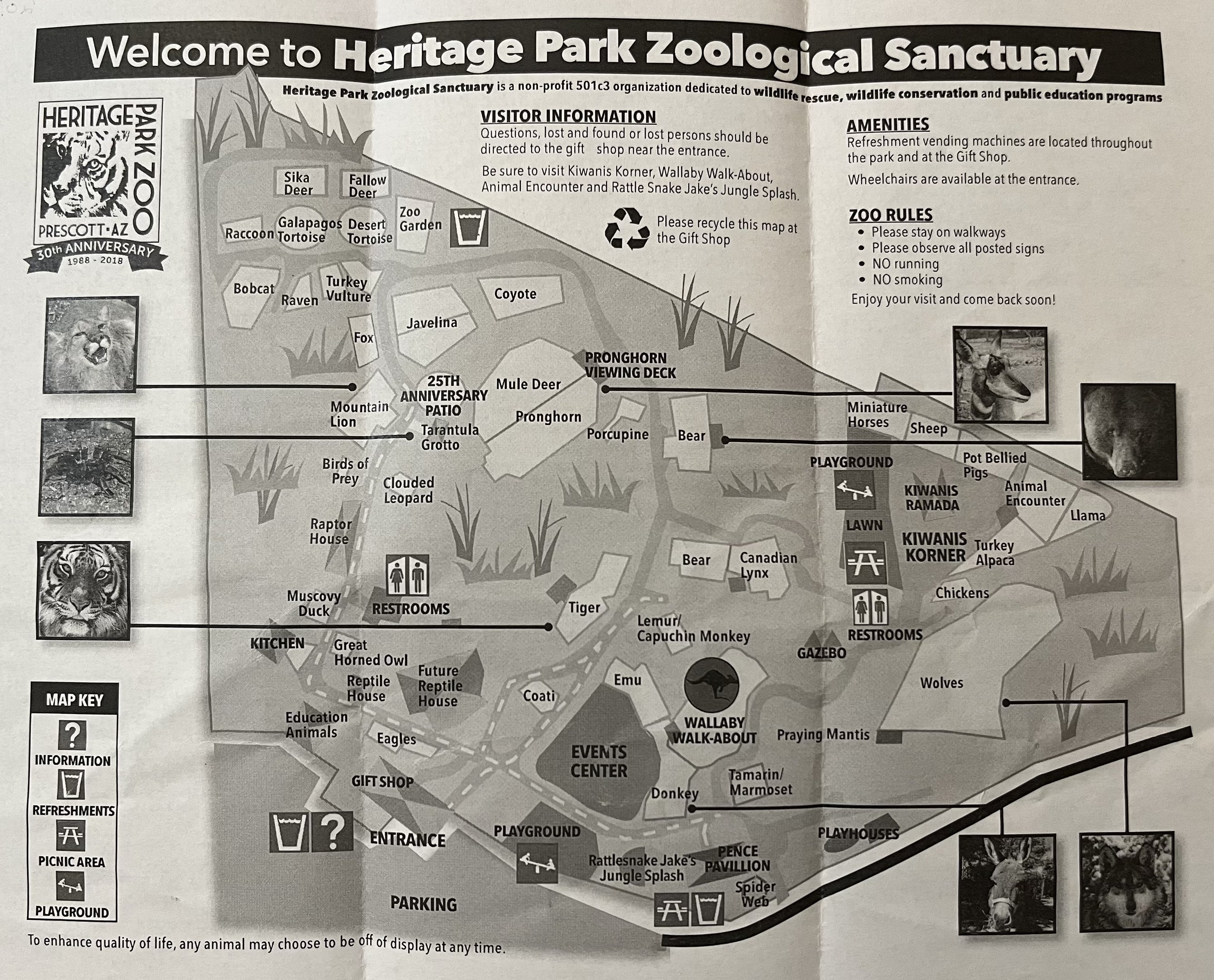 Zoo Map - 2018
