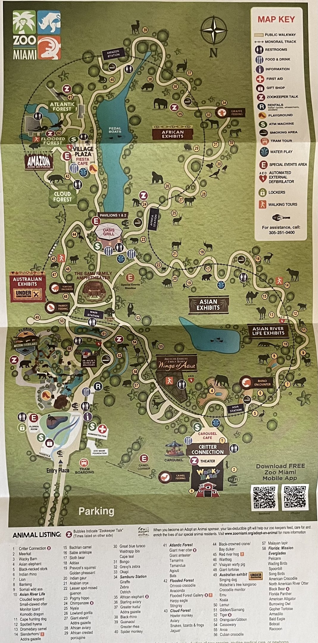 Zoo Map - 2018