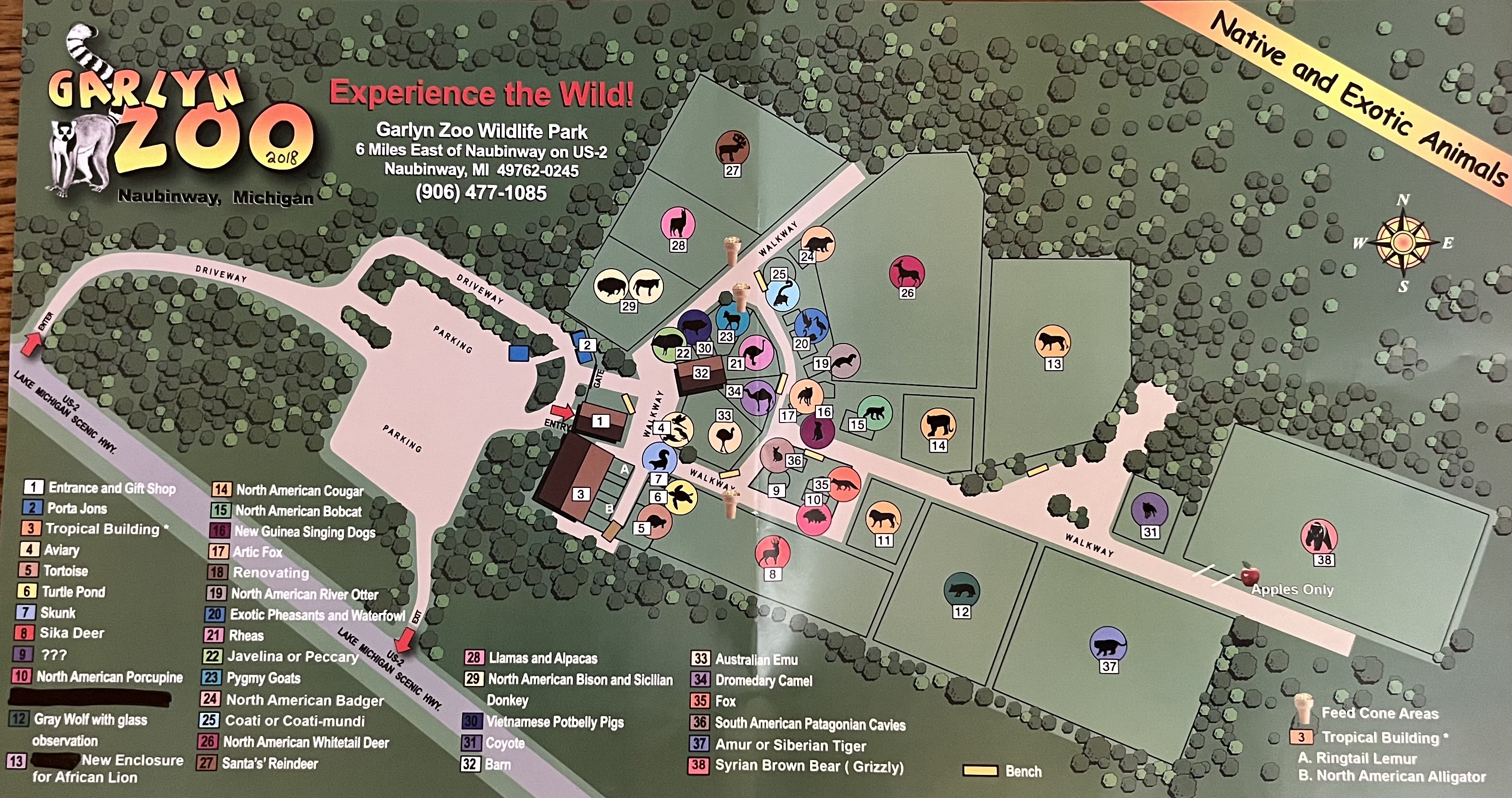 Zoo Map - 2018