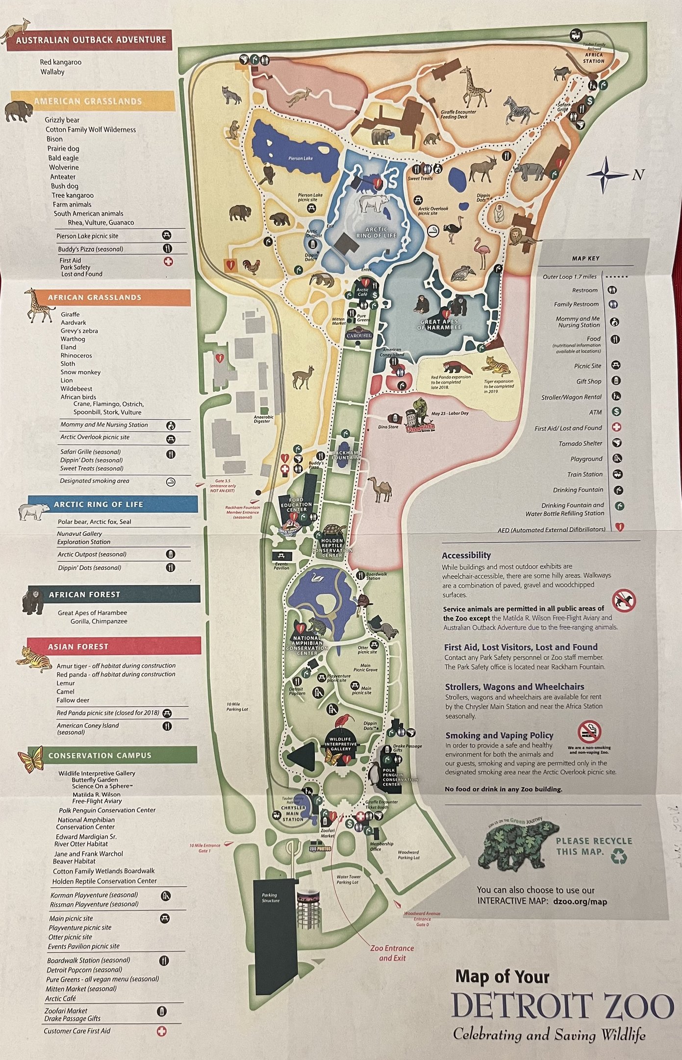 Zoo Map - 2018