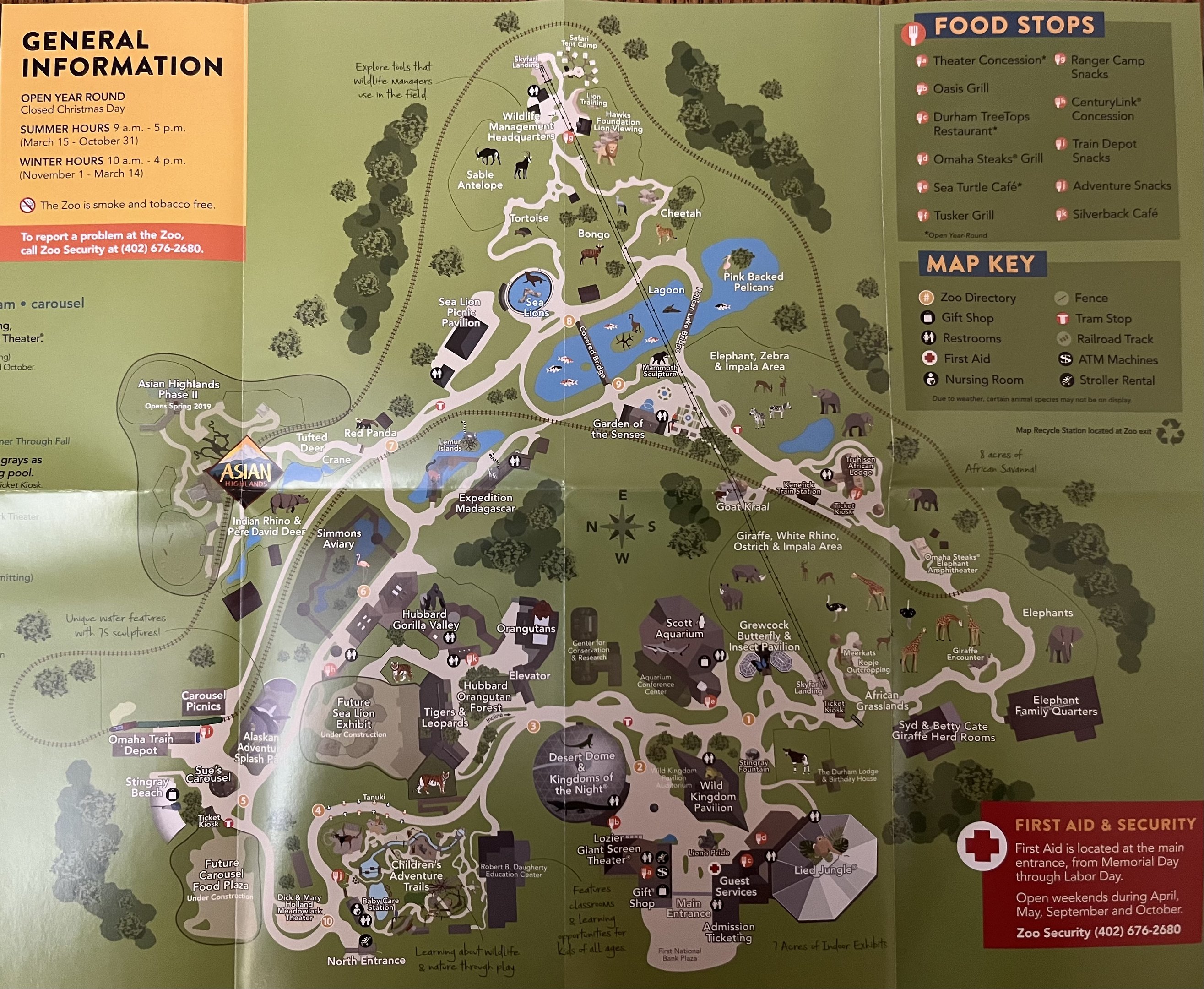 Zoo Map - 2018