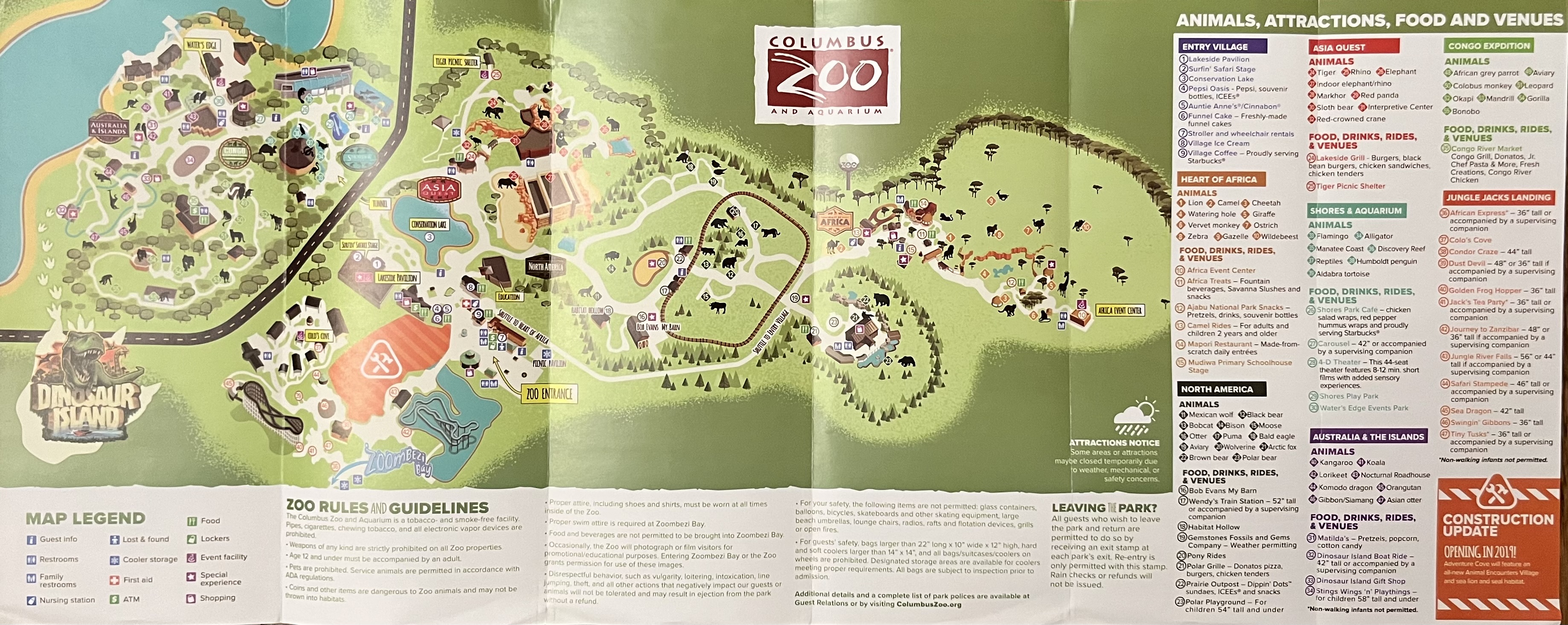 Zoo Map - 2018