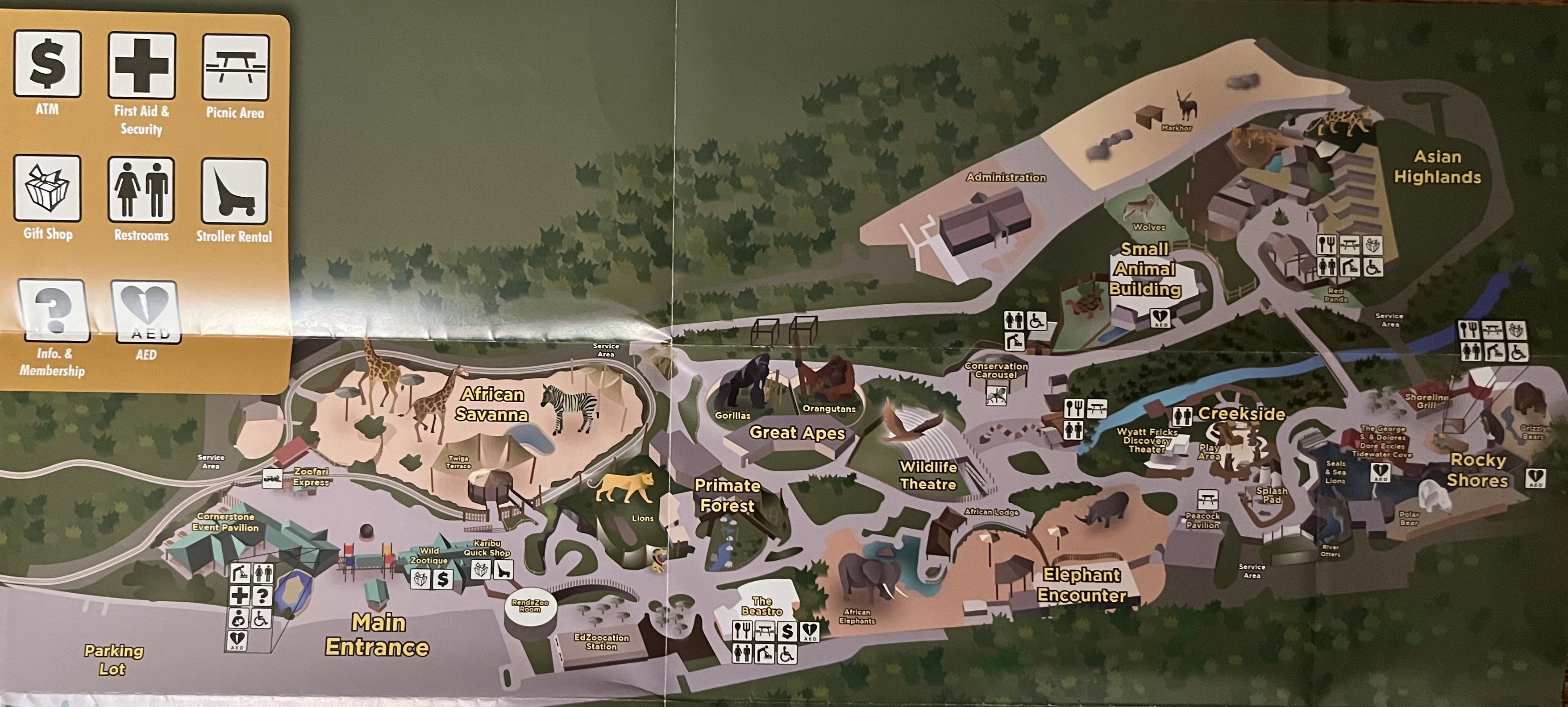 Zoo Map - 2018