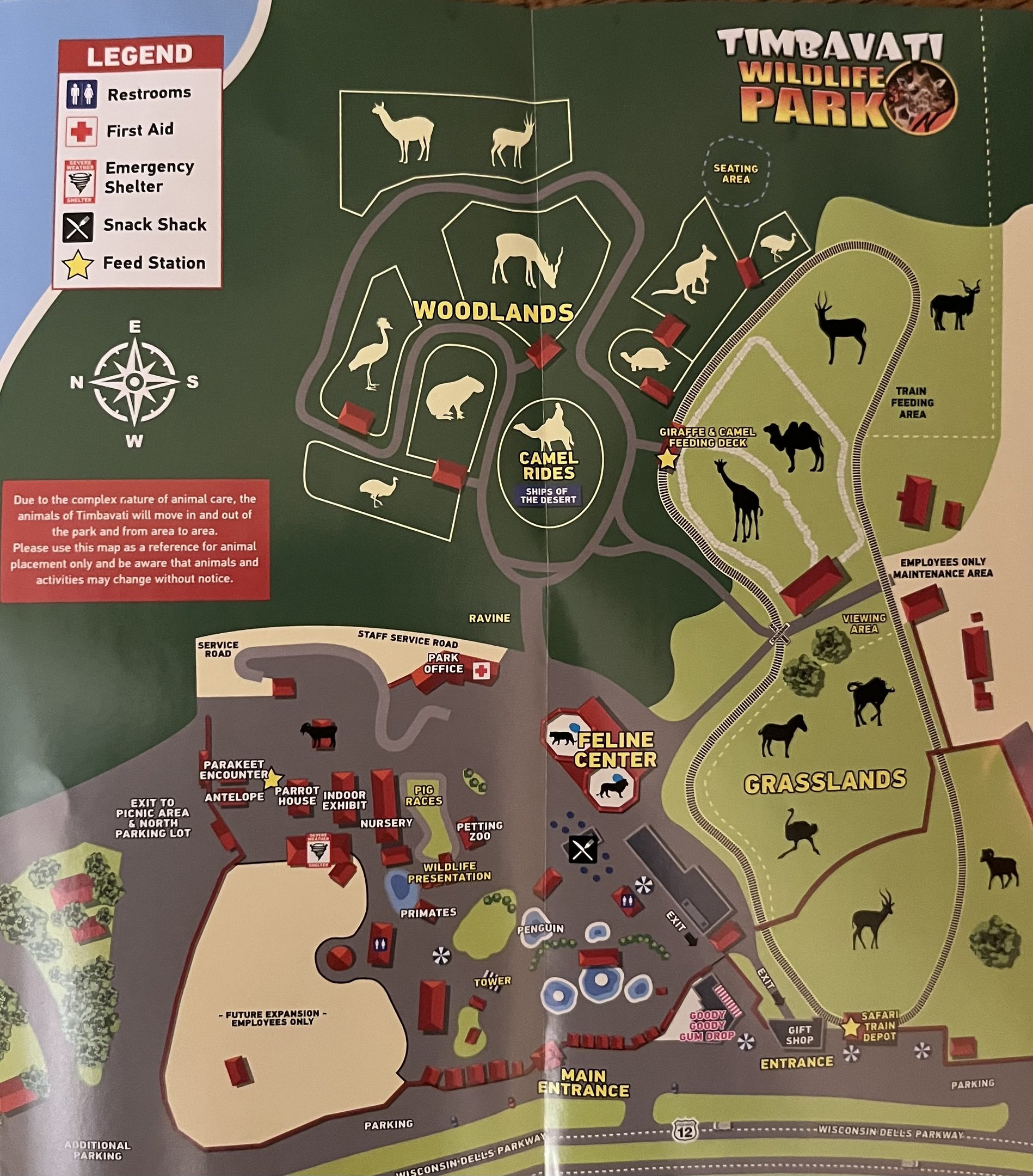 Zoo Map - 2018