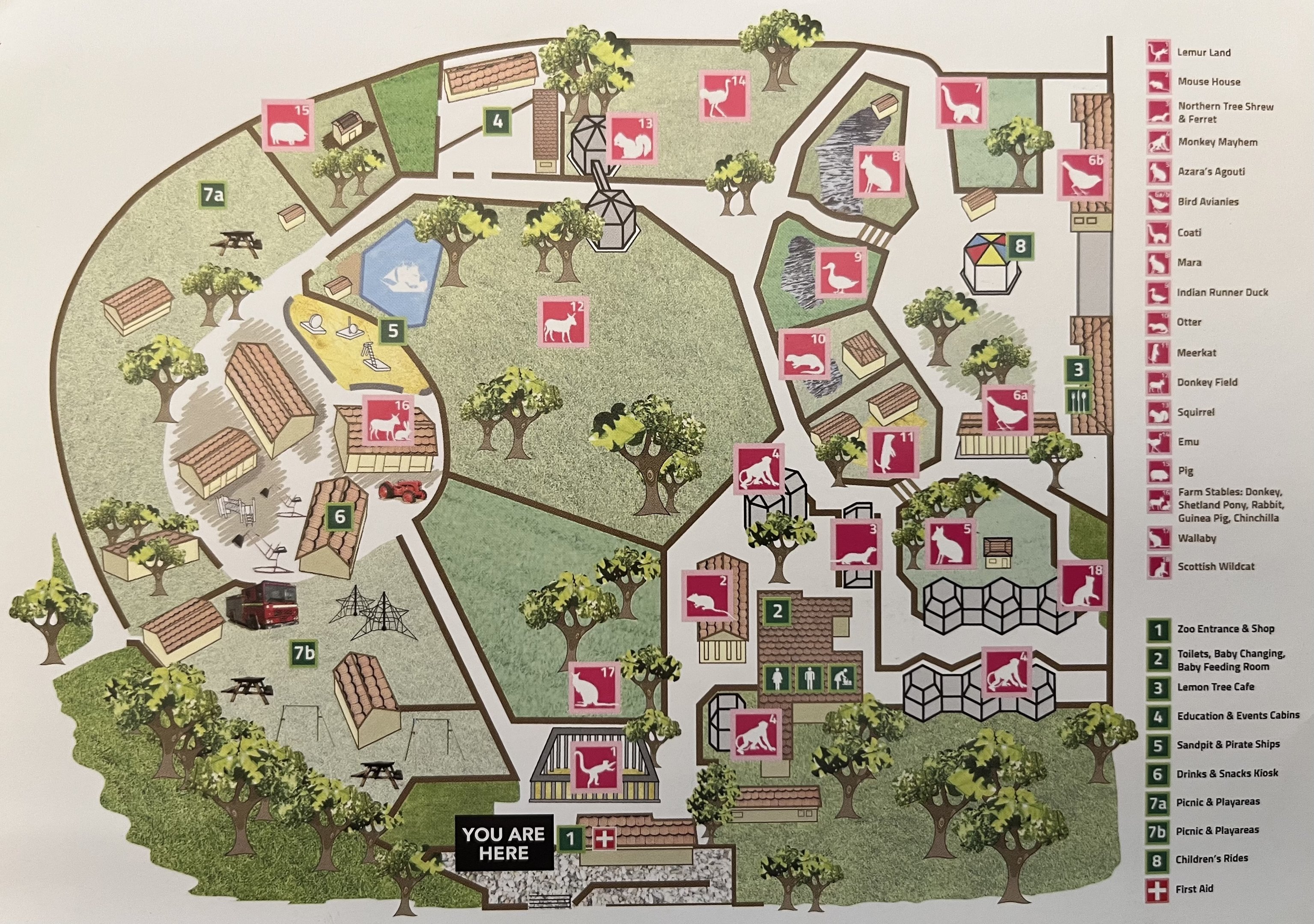 Zoo Map - 2018