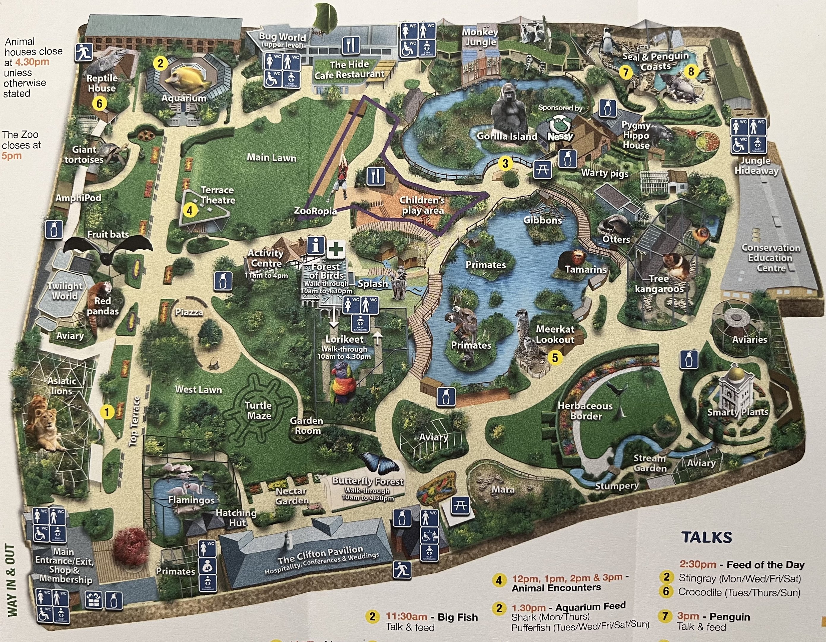 Zoo Map - 2018
