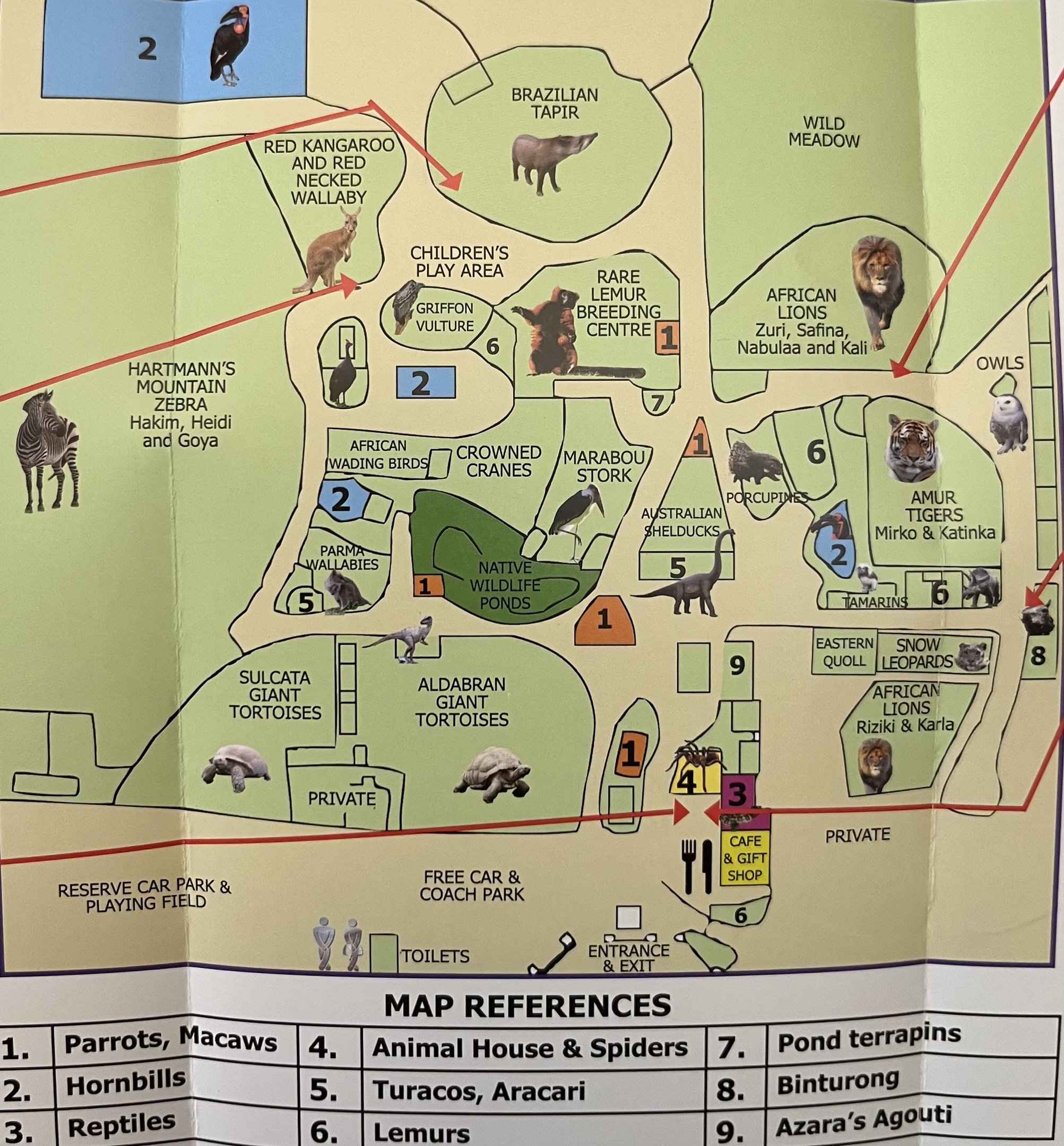 Zoo Map - 2018