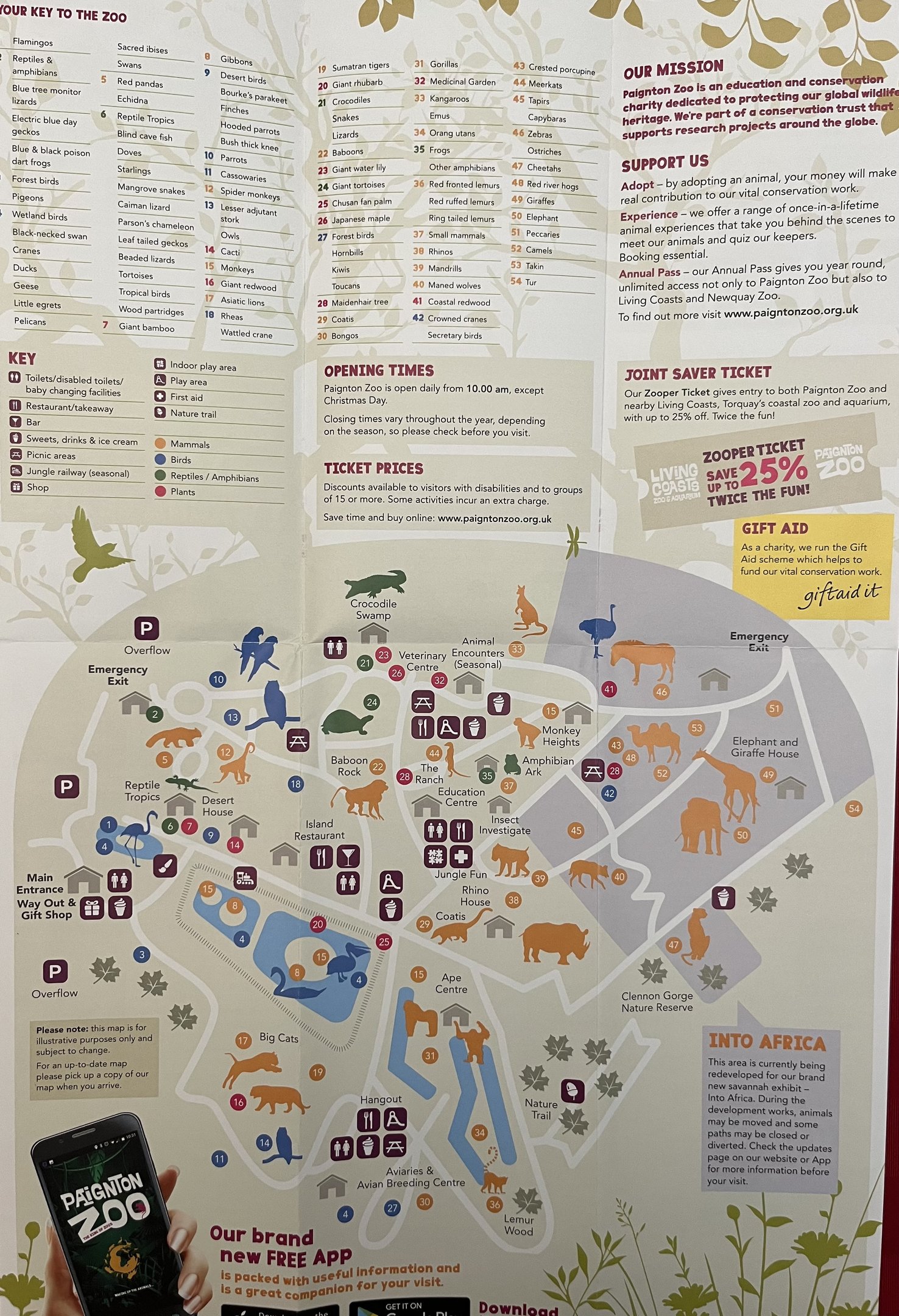 Zoo Map - 2018