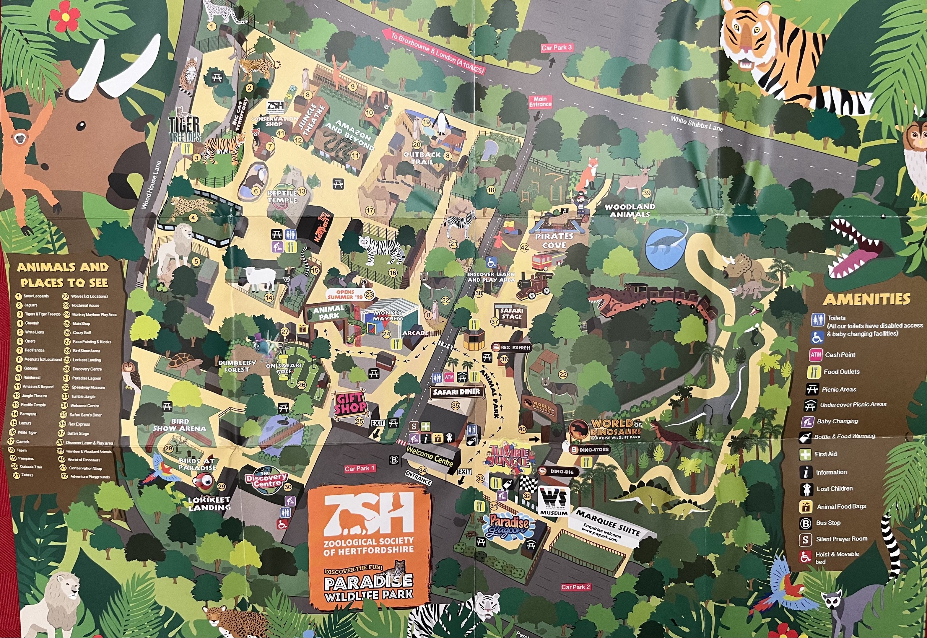 Zoo Map - 2018