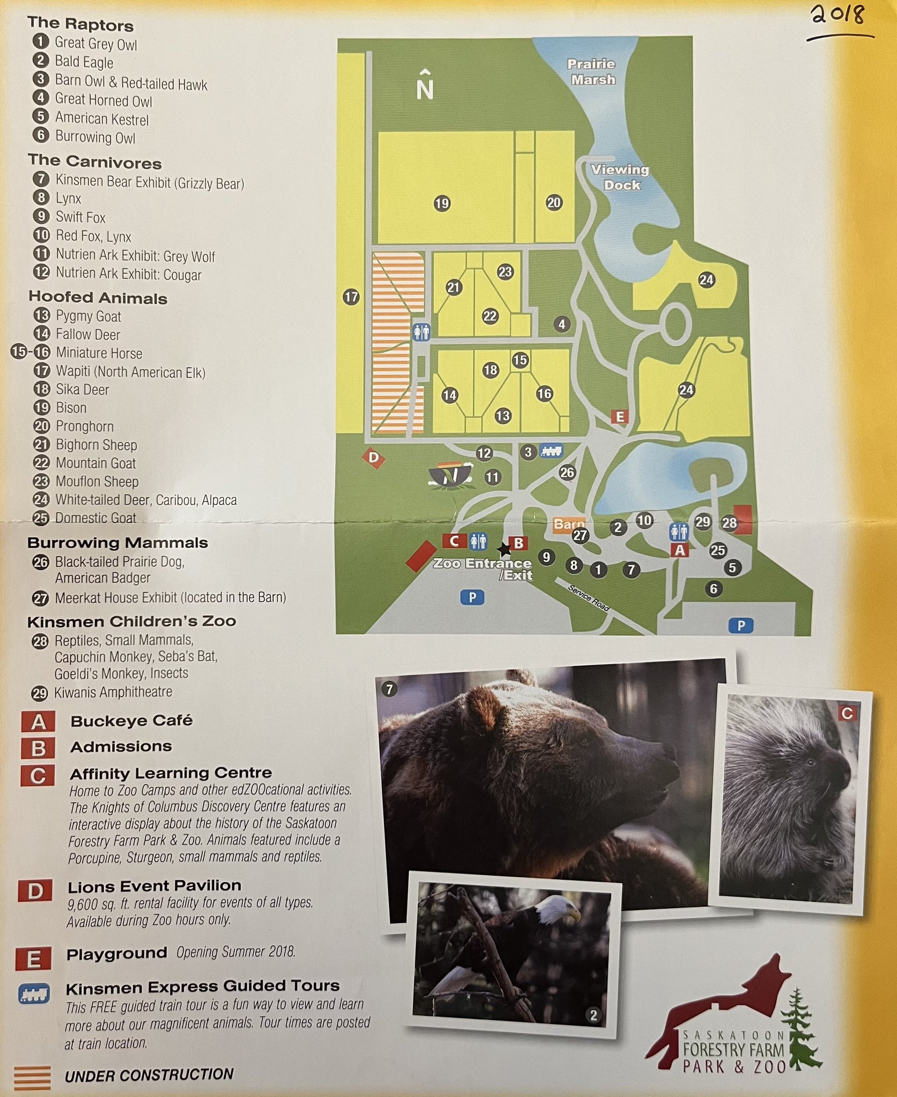 Zoo Map - 2018