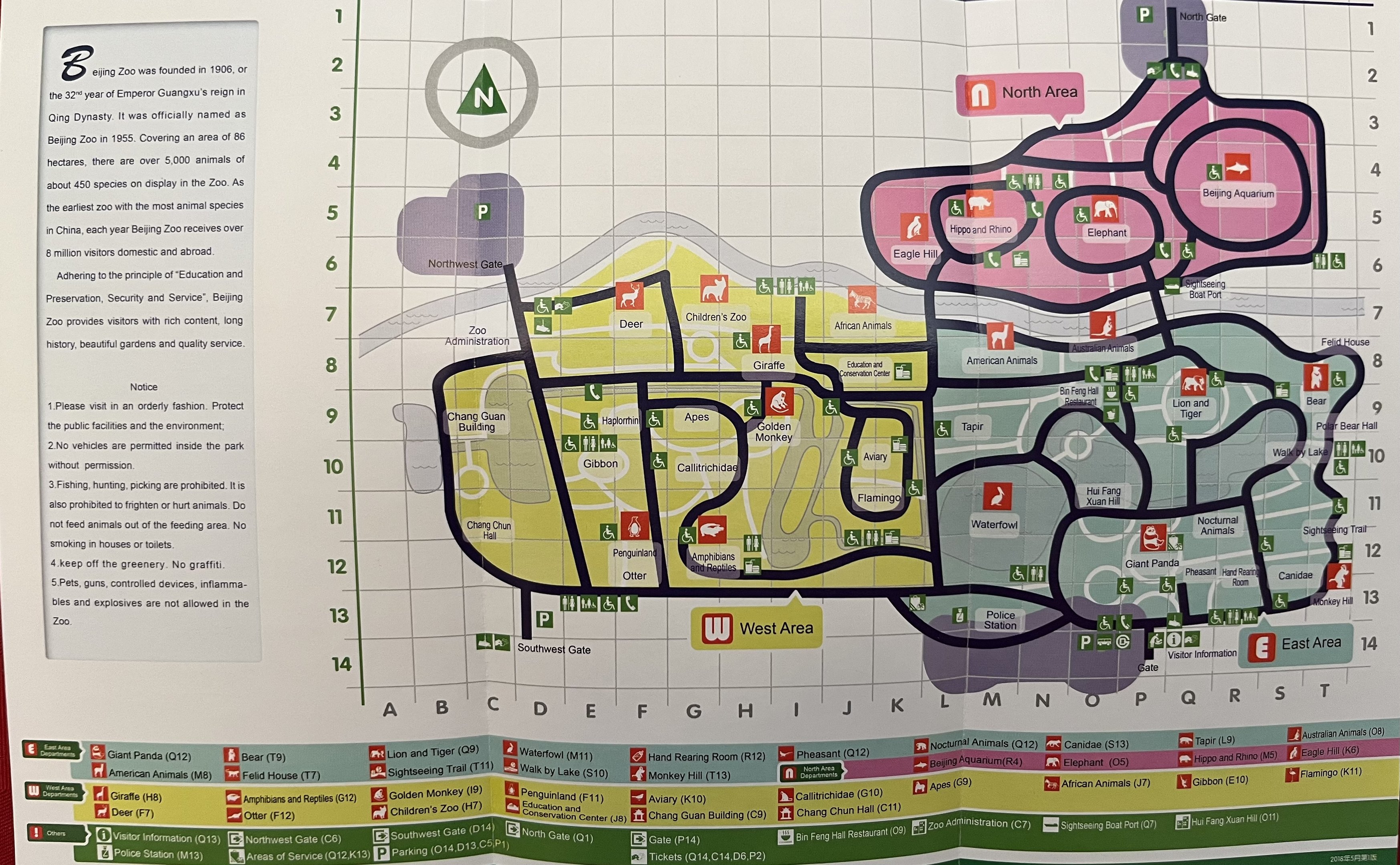 Zoo Map - 2018