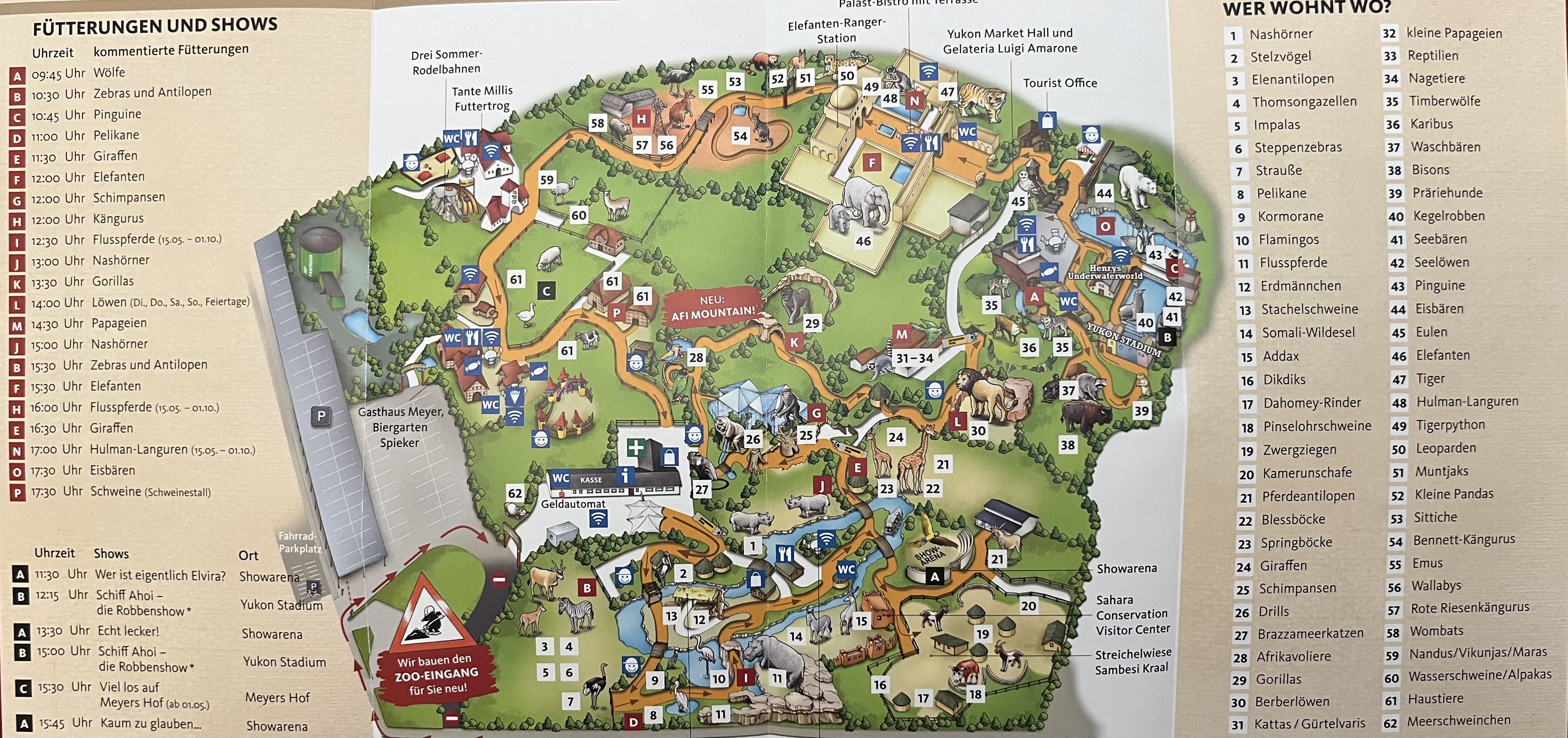 Zoo Map - 2018