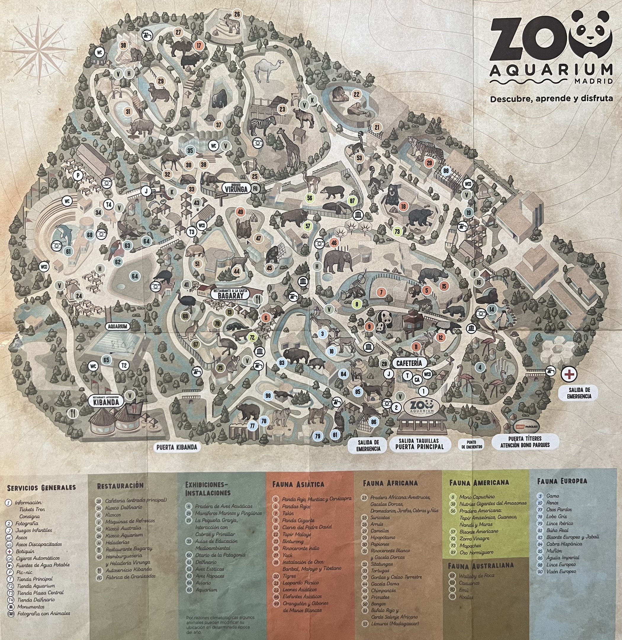 Zoo Map - 2018