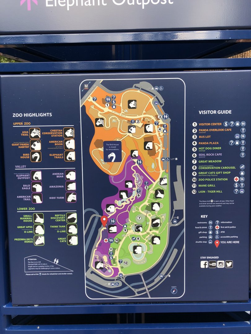 Zoo Map - 2018