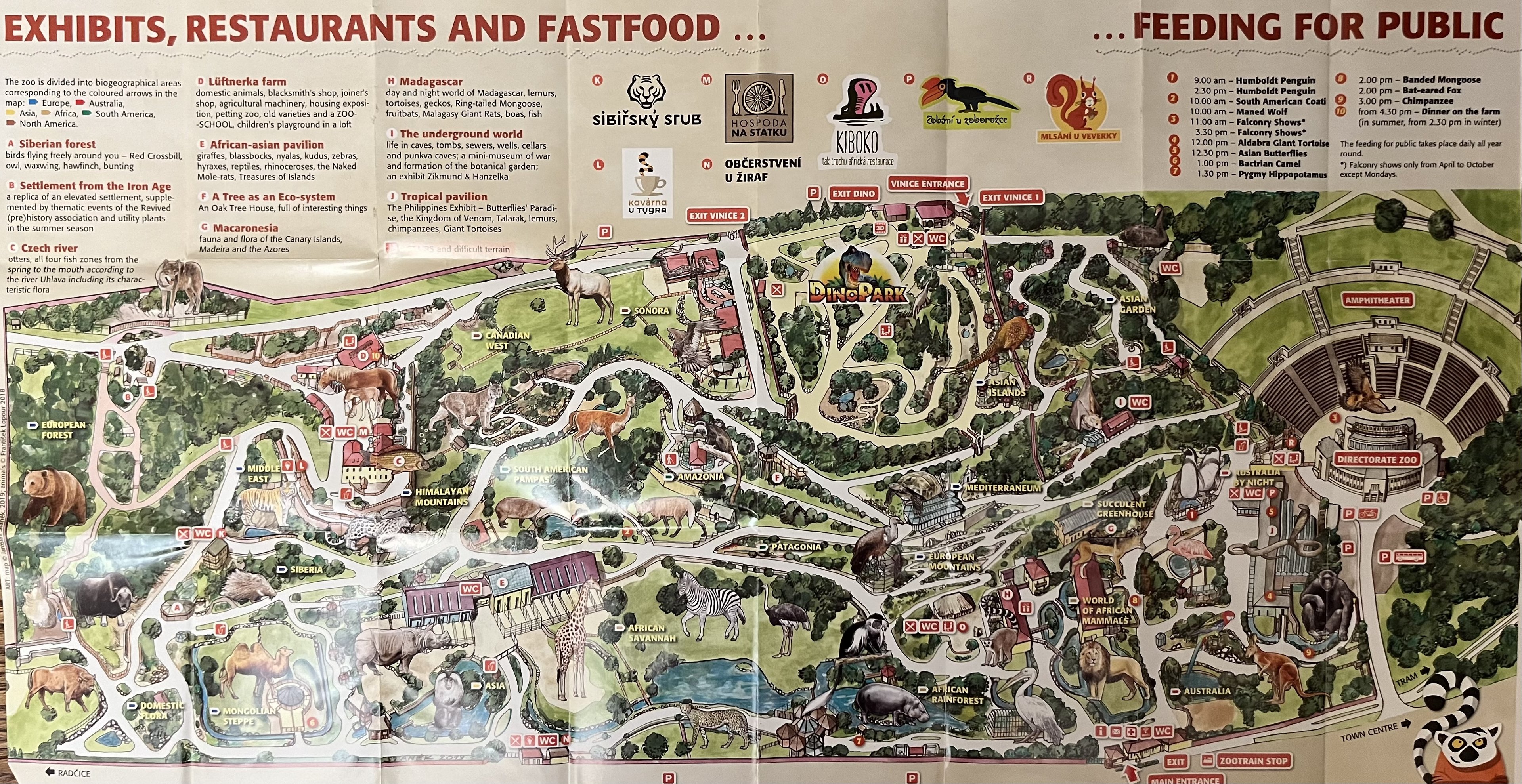 Zoo Map - 2019 (English)