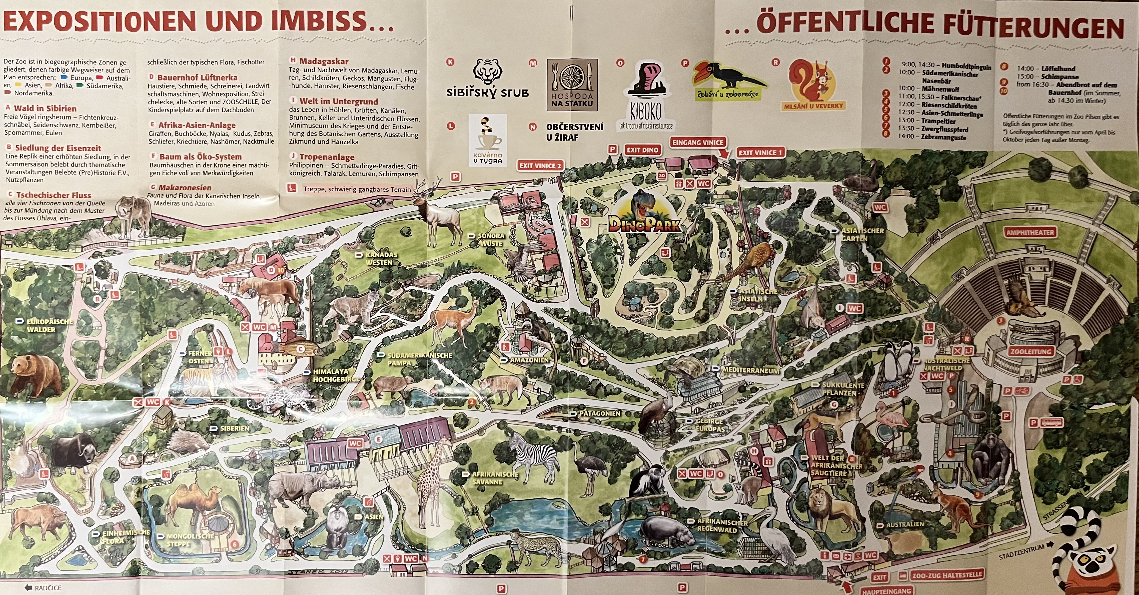 Zoo Map - 2019 (German)