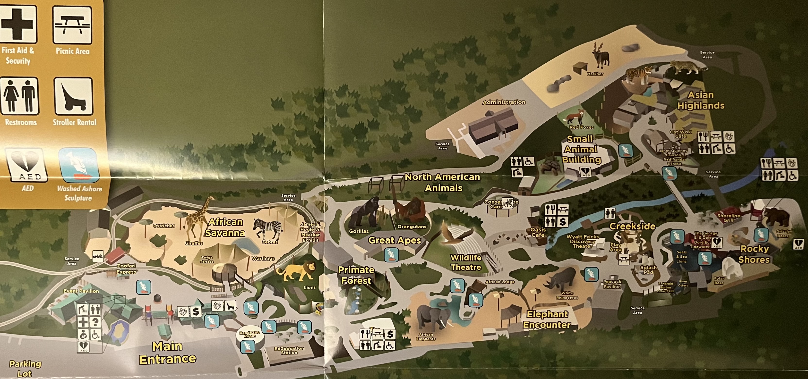 Zoo Map - 2019