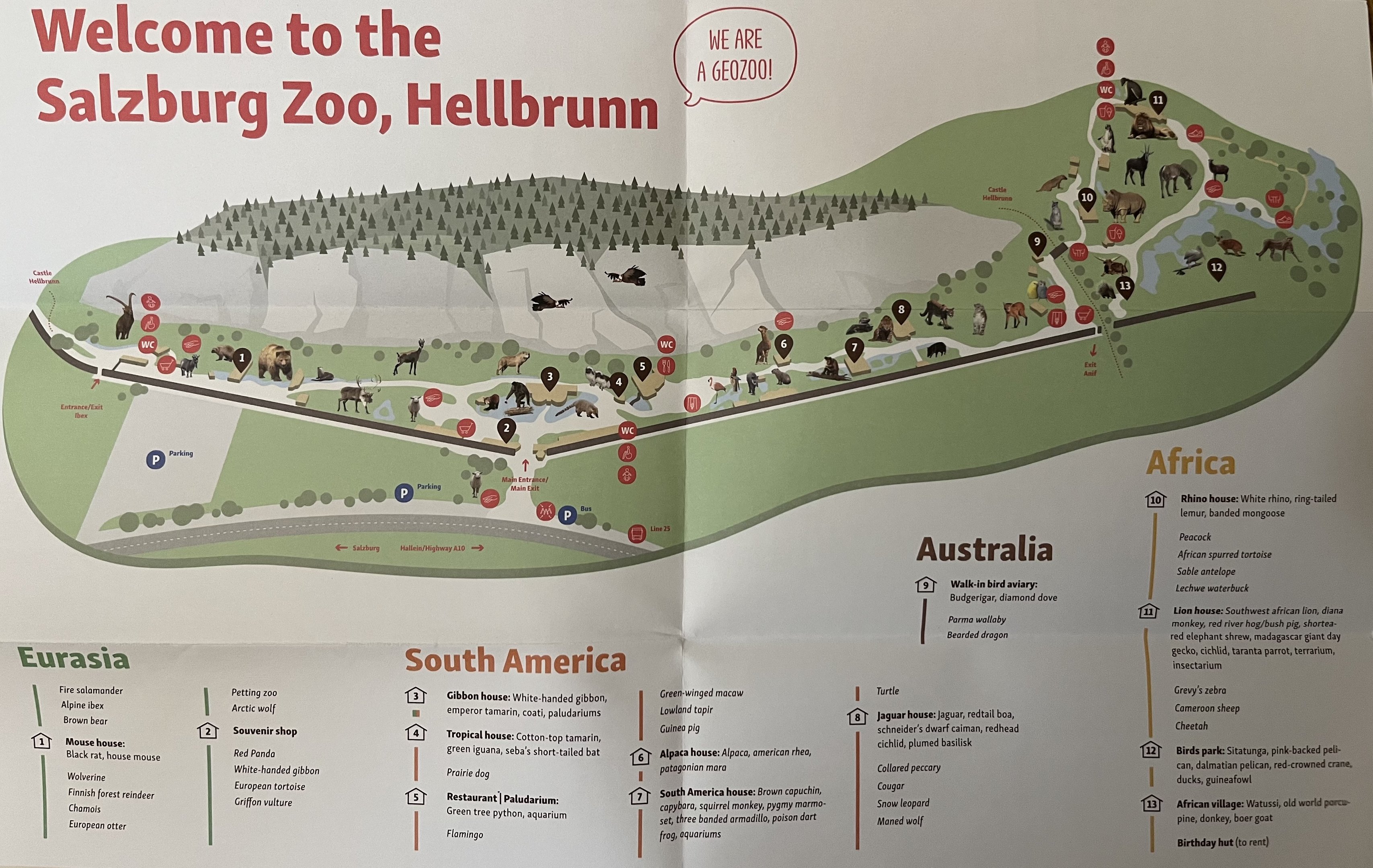 Zoo Map - 2019