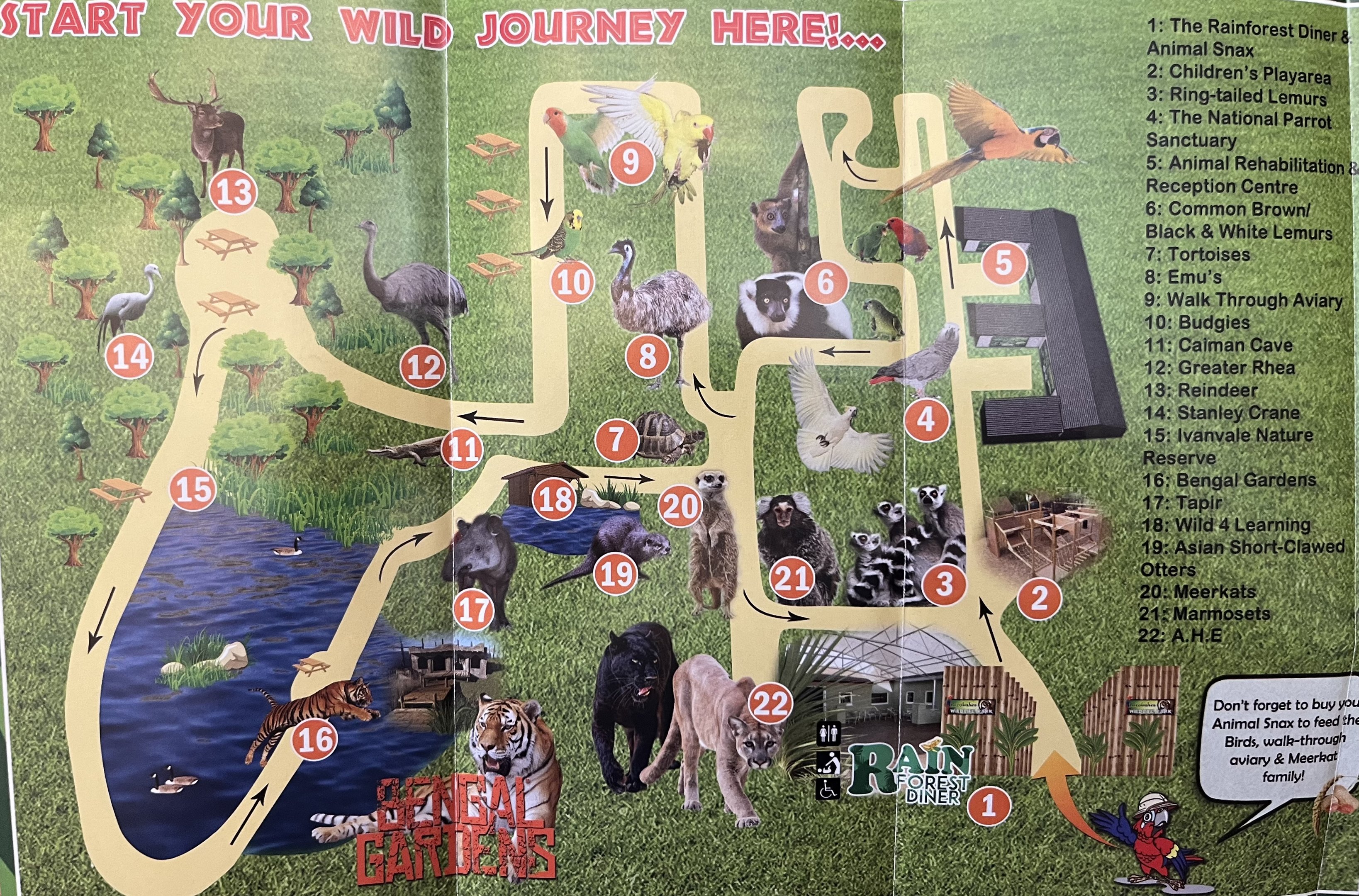 Zoo Map - 2019