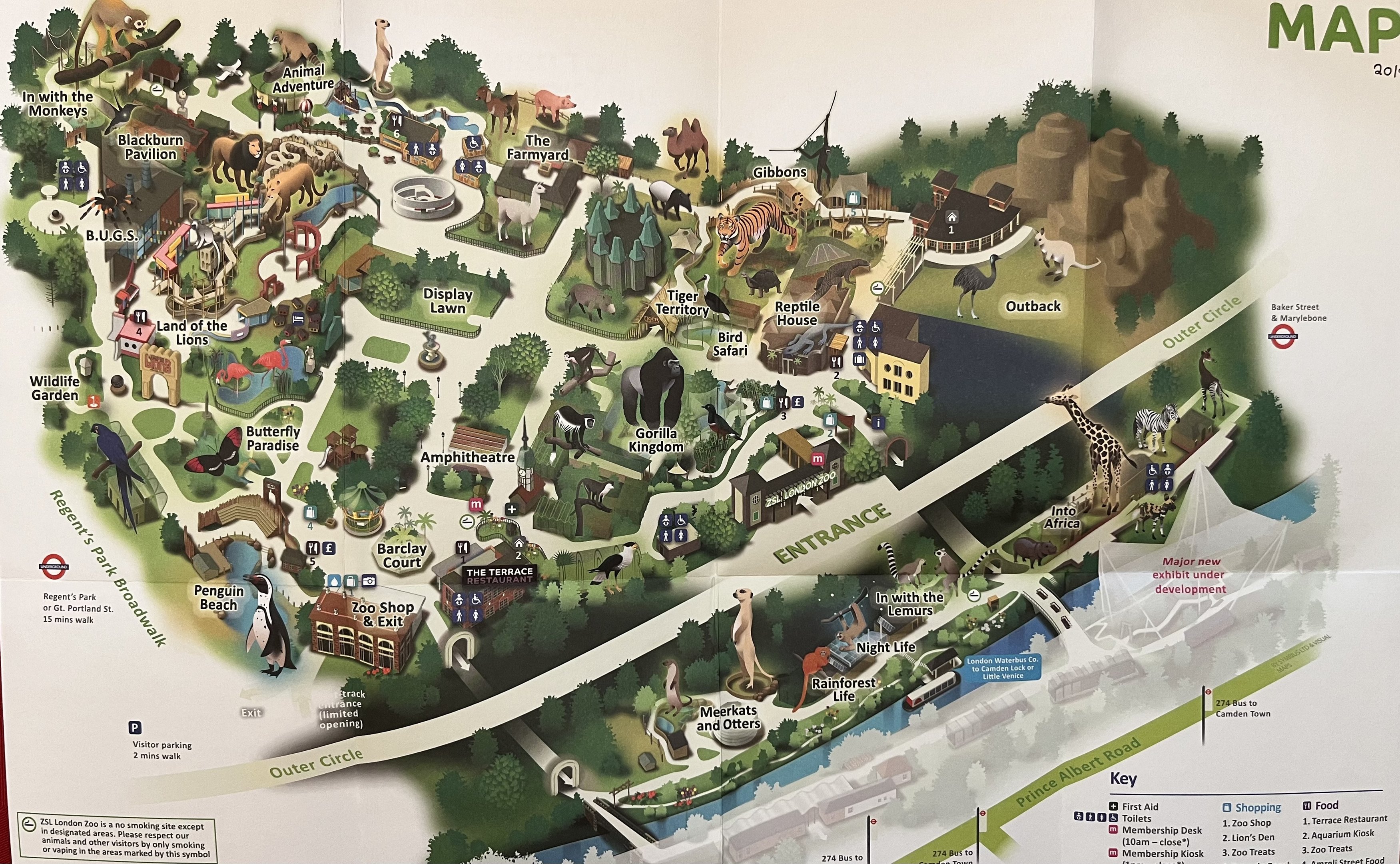 Zoo Map - 2019