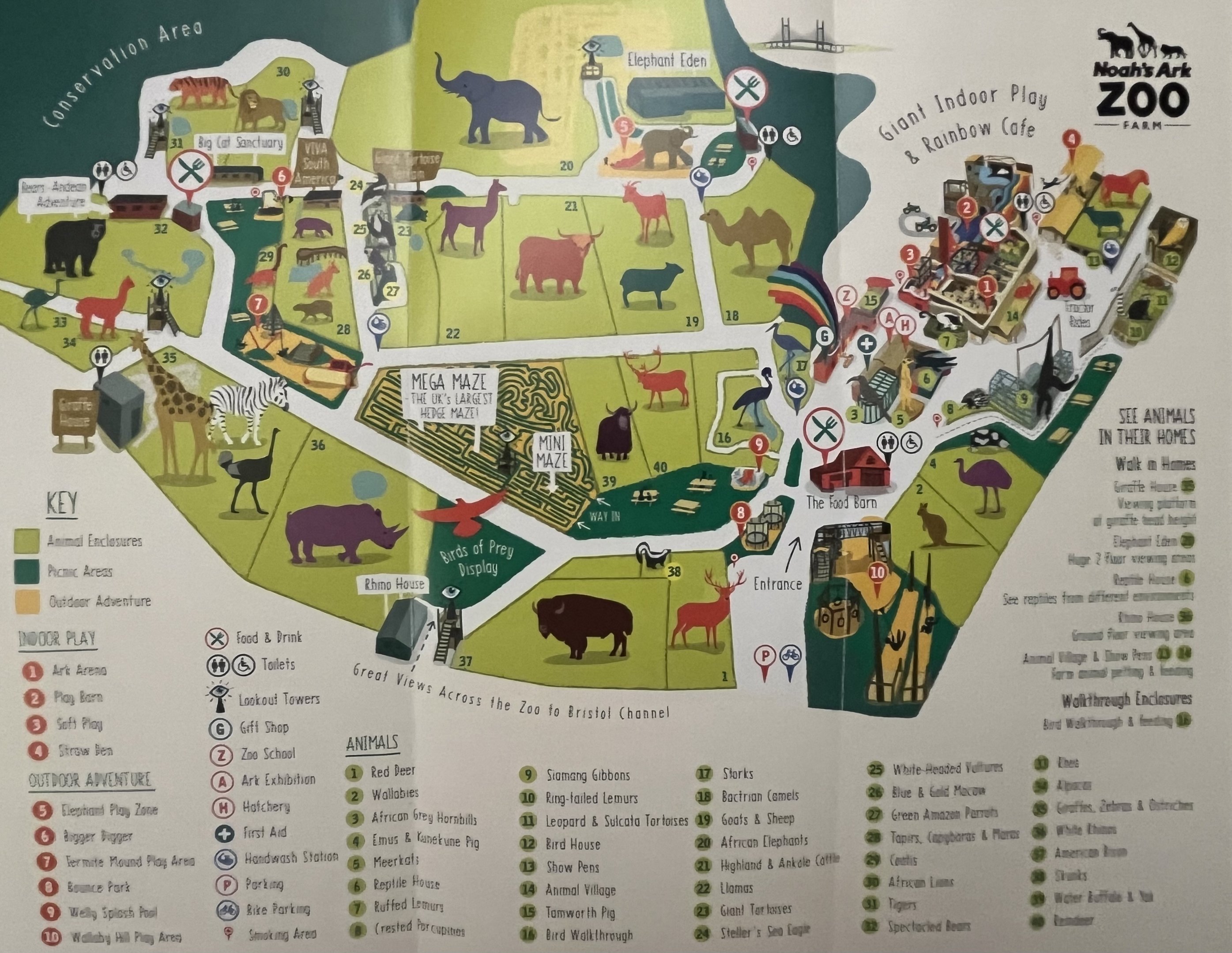 Zoo Map - 2019