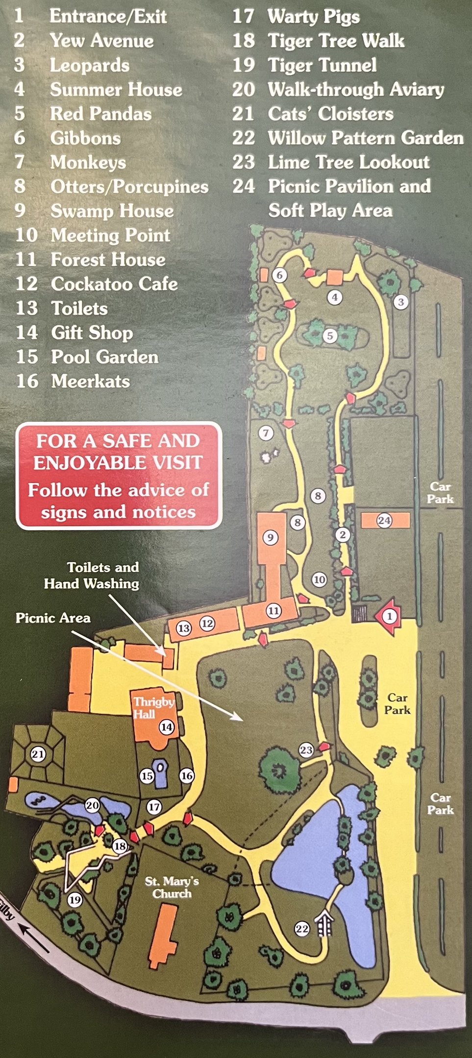 Zoo Map - 2019